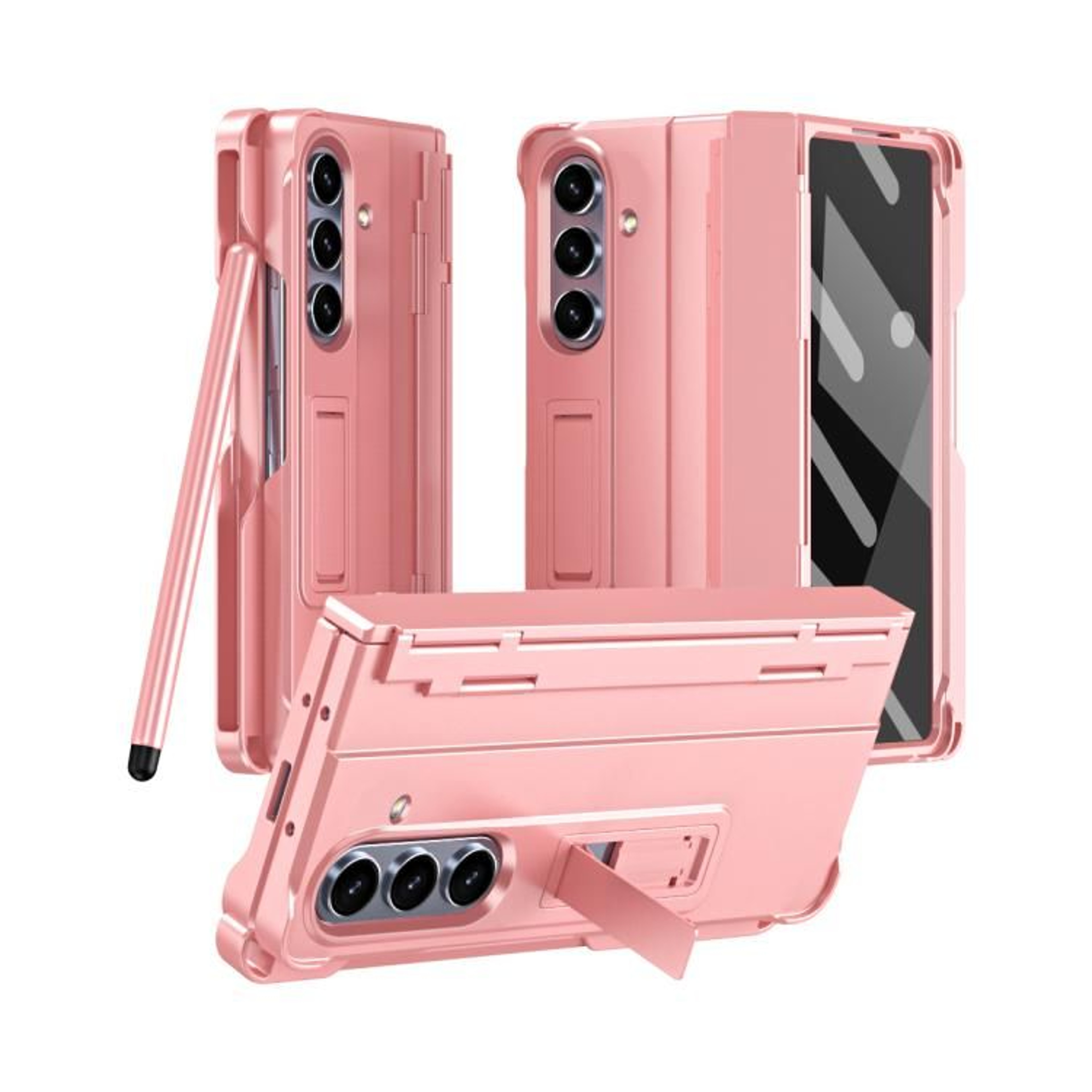 Galaxy Z Fold8 Ultra 5G Shockproof Hinge Case With Tempered Glass And Pen 8