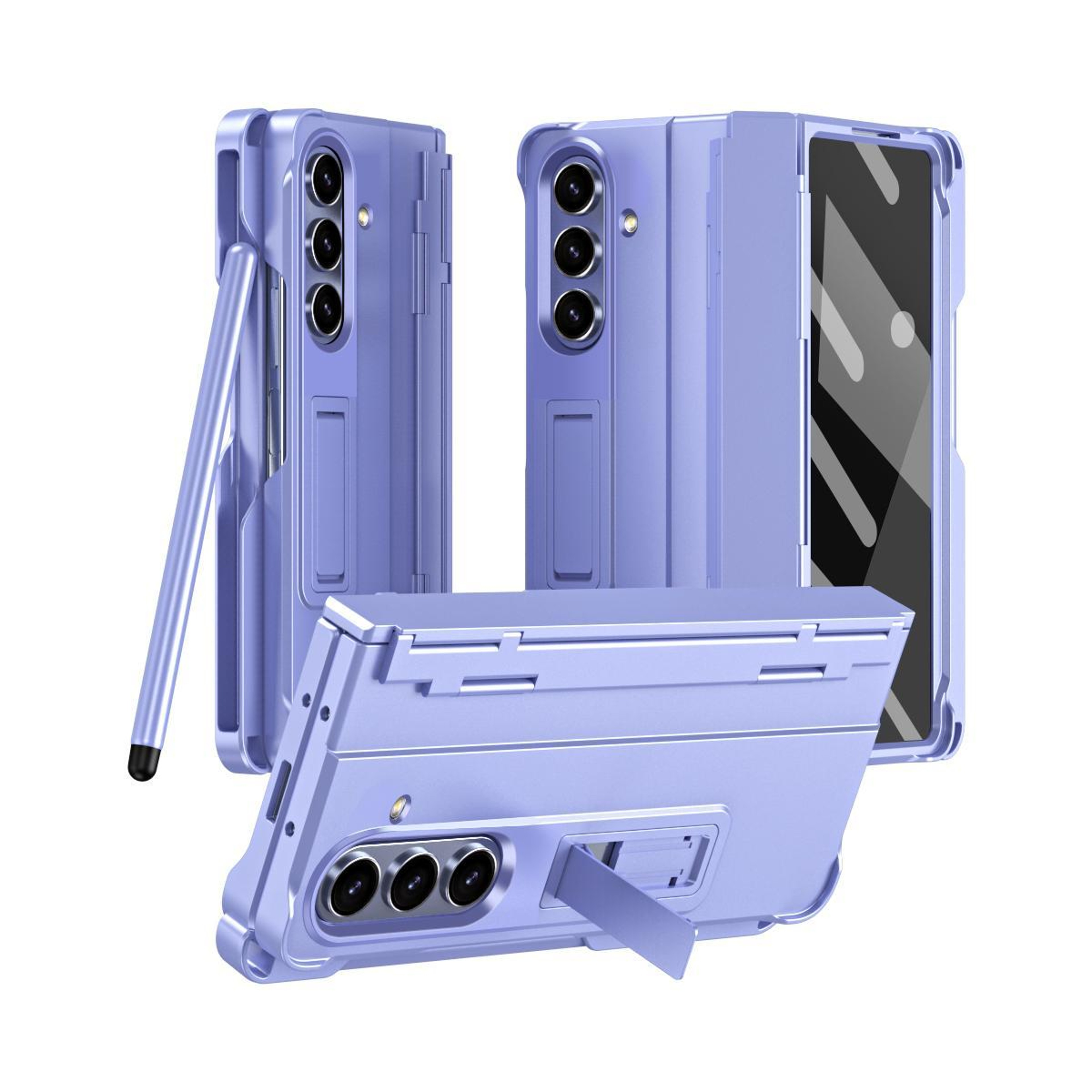 Galaxy Z Fold7 5G Diamond Case With Hinge Protection Screen Protector And Pen 0