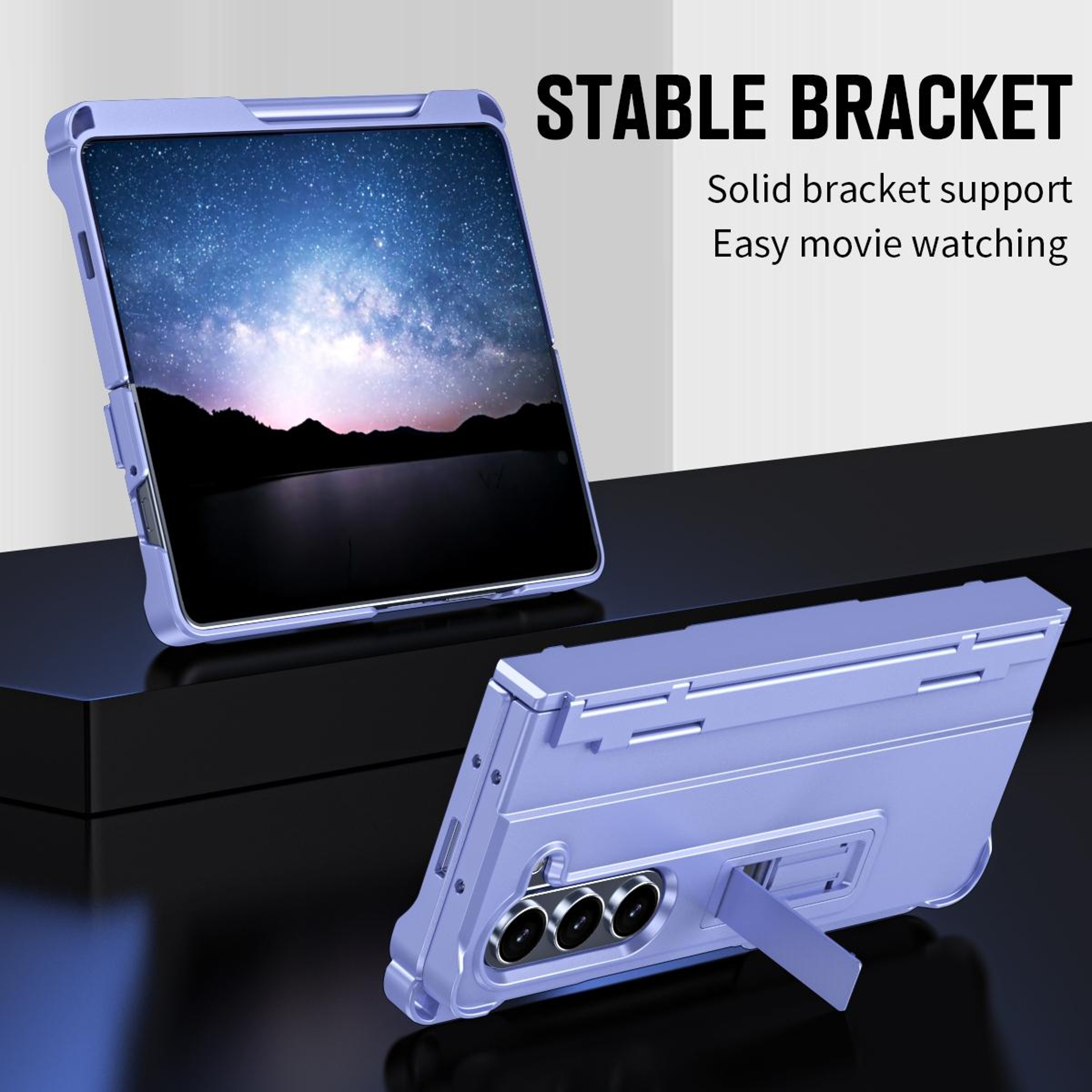 Galaxy Z Fold5 Case With Pen Hinge Protection And Tempered Glass Screen Protector 1