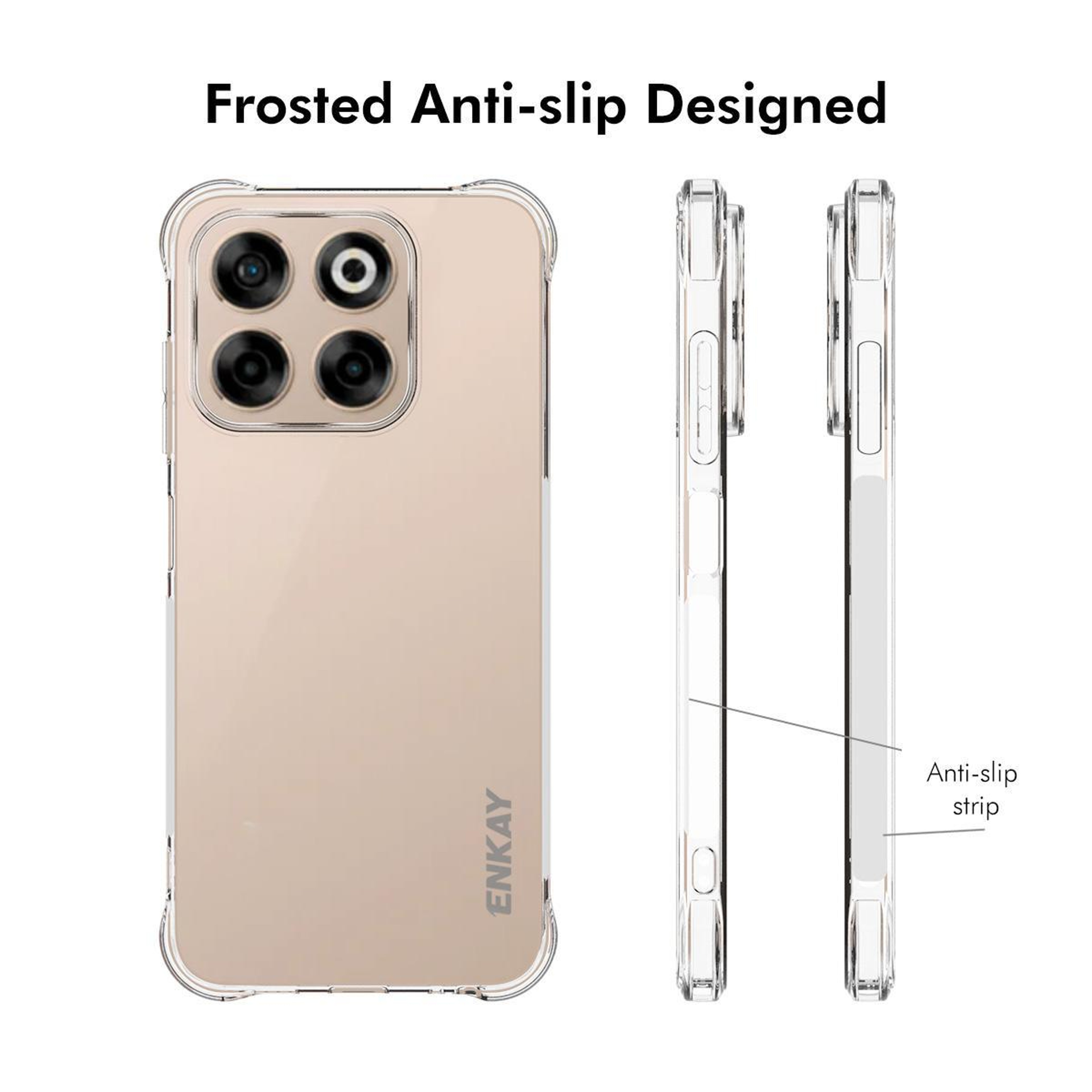ZTE Axon 70 4G Clear Shockproof TPU Phone Case – view 4