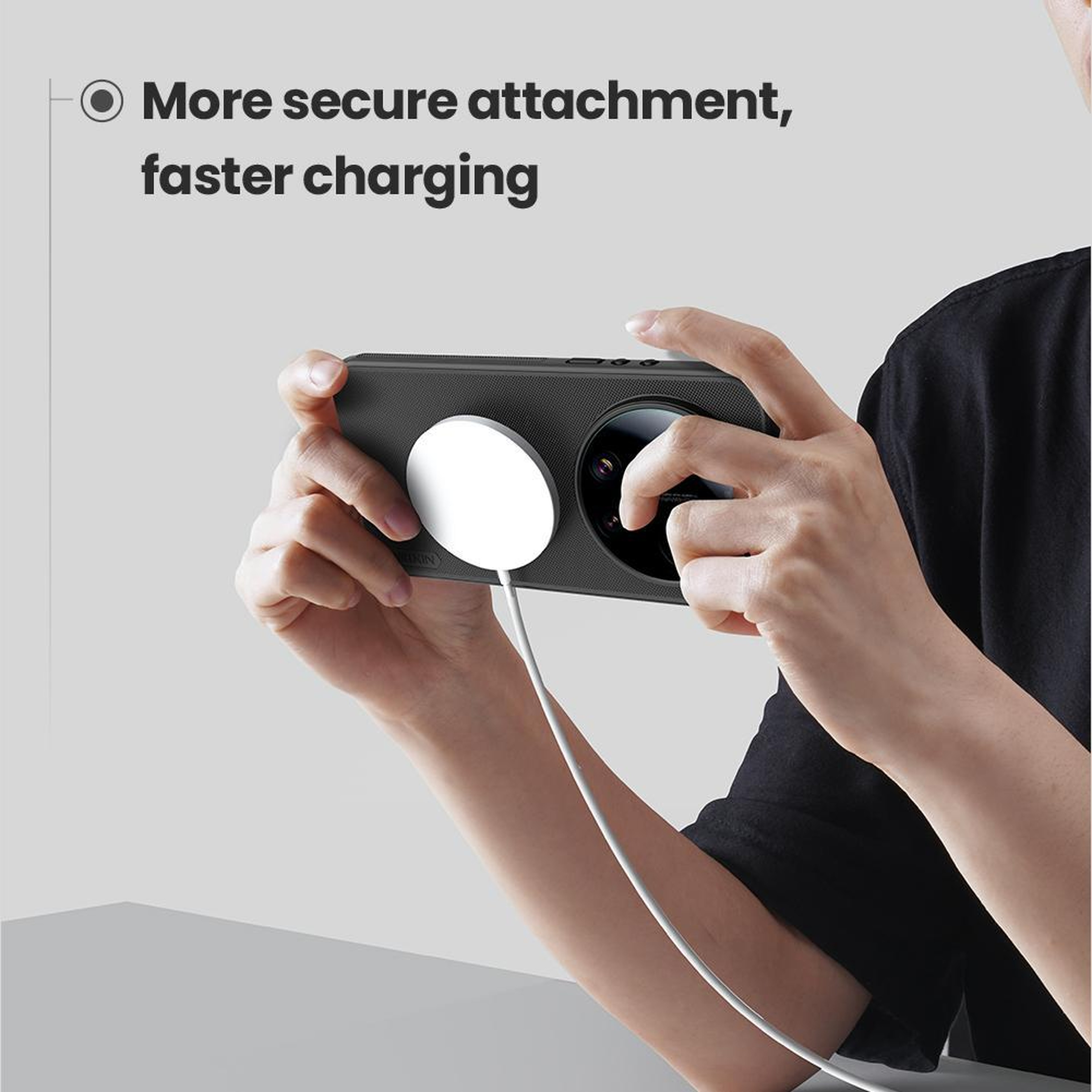 Frosted Shield Pro Xiaomi 17 Ultra Case with MagSafe Magnetic Protection Black – view 8