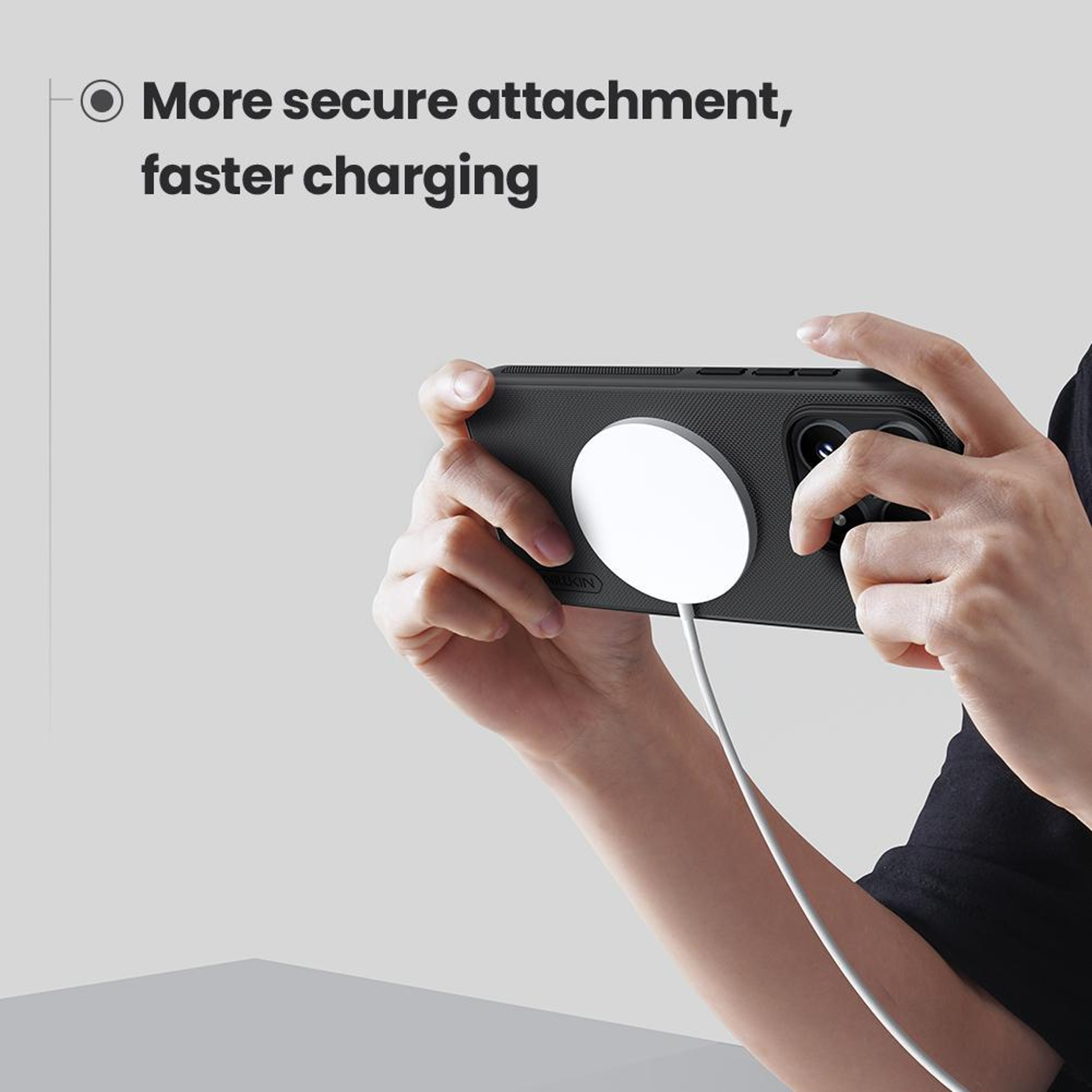 Frosted Shield Pro Xiaomi 17 Case with MagSafe Compatible Magnetic Charging Black – view 11