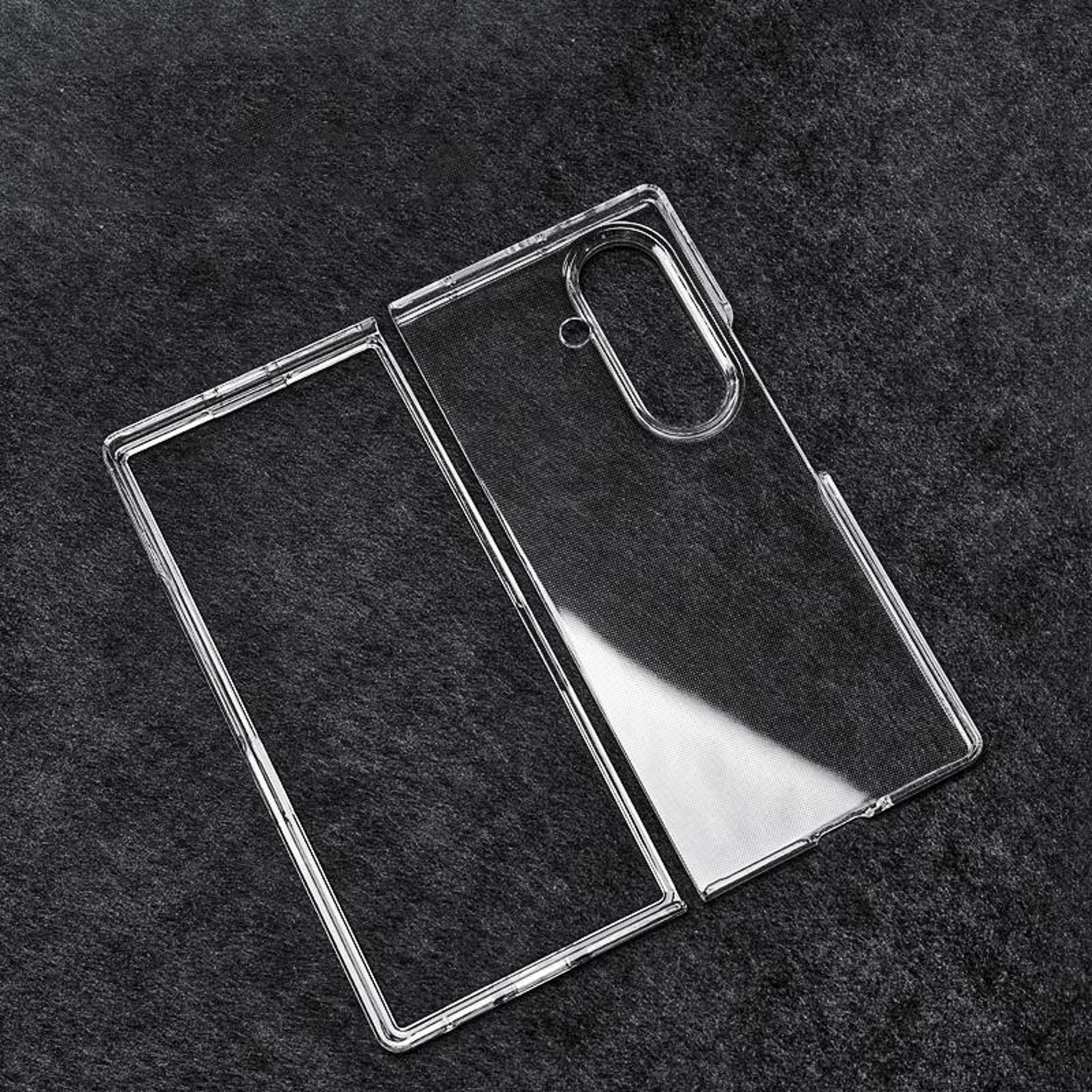 Samsung Galaxy Z Fold7 Clear Shockproof PC Case Slim Protective Cover – view 3
