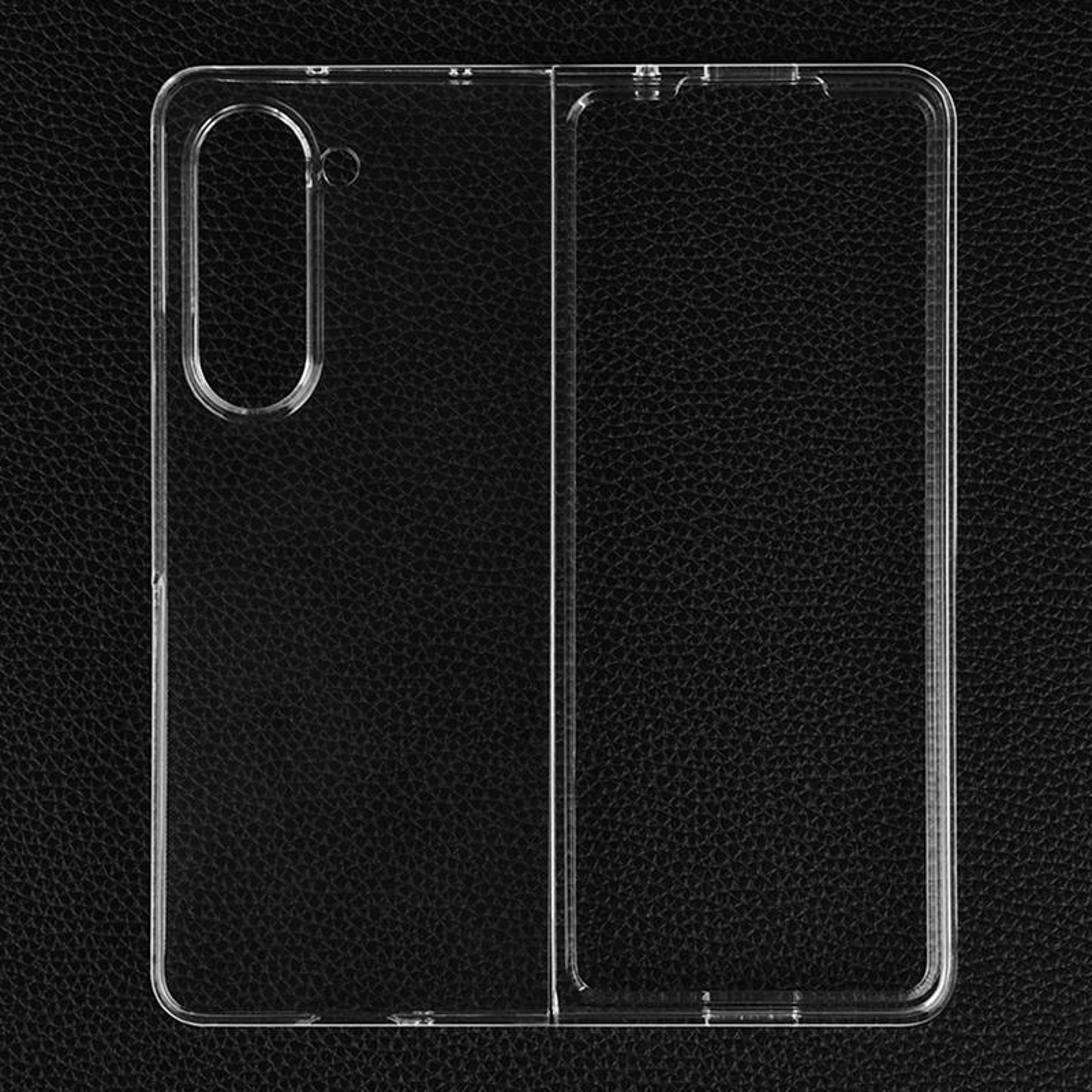 Samsung Galaxy Z Fold5 Clear Shockproof PC Case Slim Protective Cover – view 1