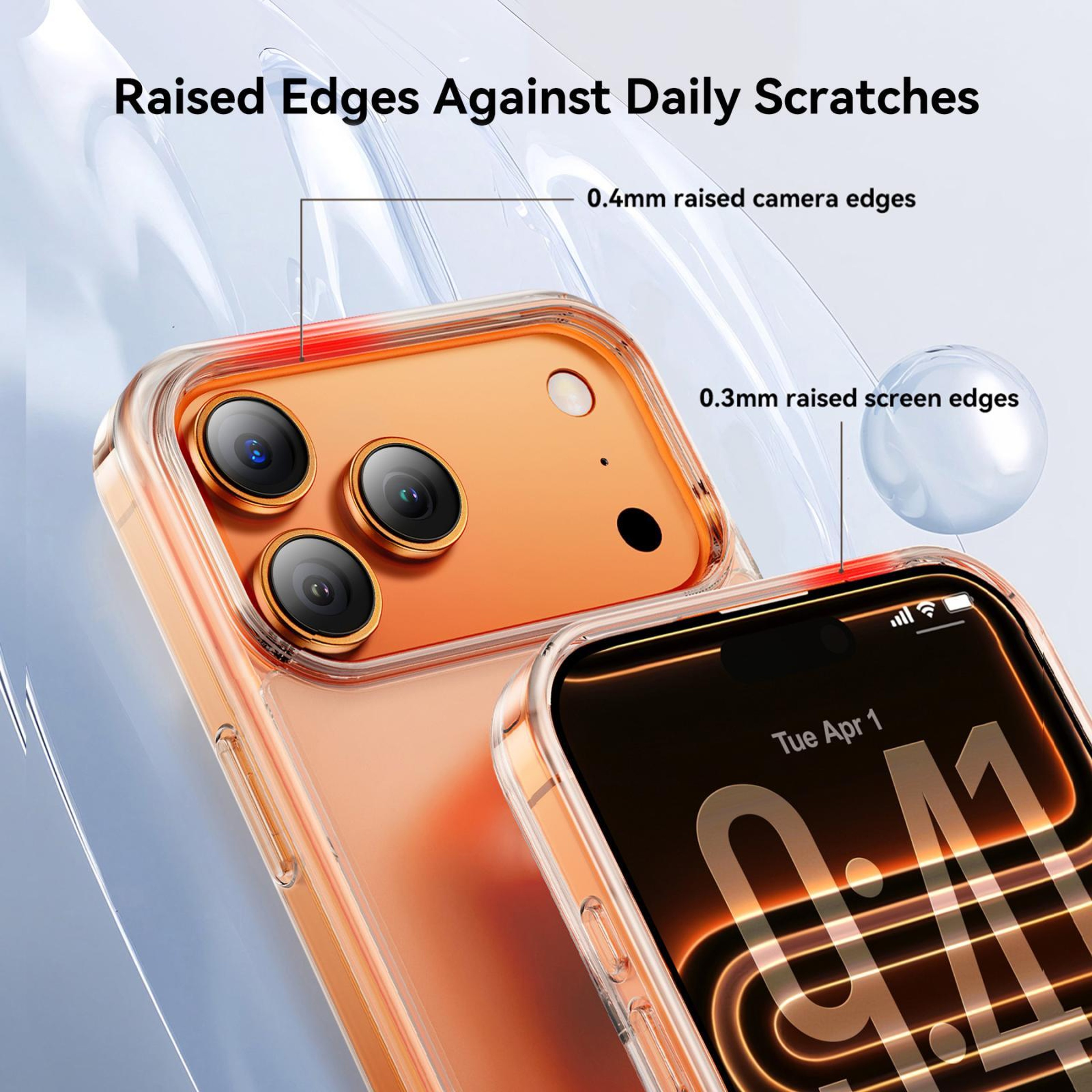 iPhone Air Clear Case with Shockproof Corner Protection and Anti Yellowing PC TPU Design – view 9
