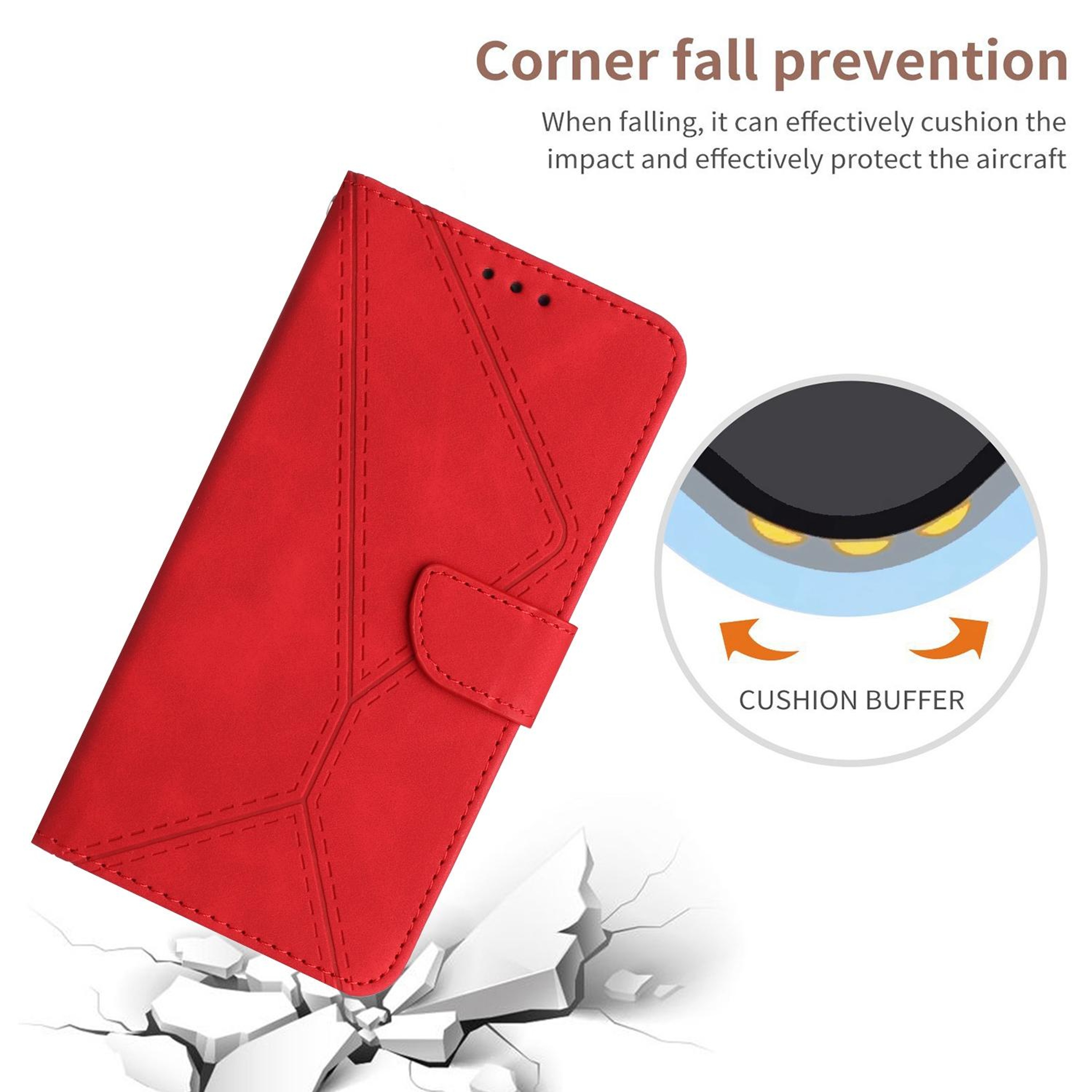 Samsung Galaxy S25 Ultra Leather Wallet Case With Card Holder Kickstand And Wrist Strap 4