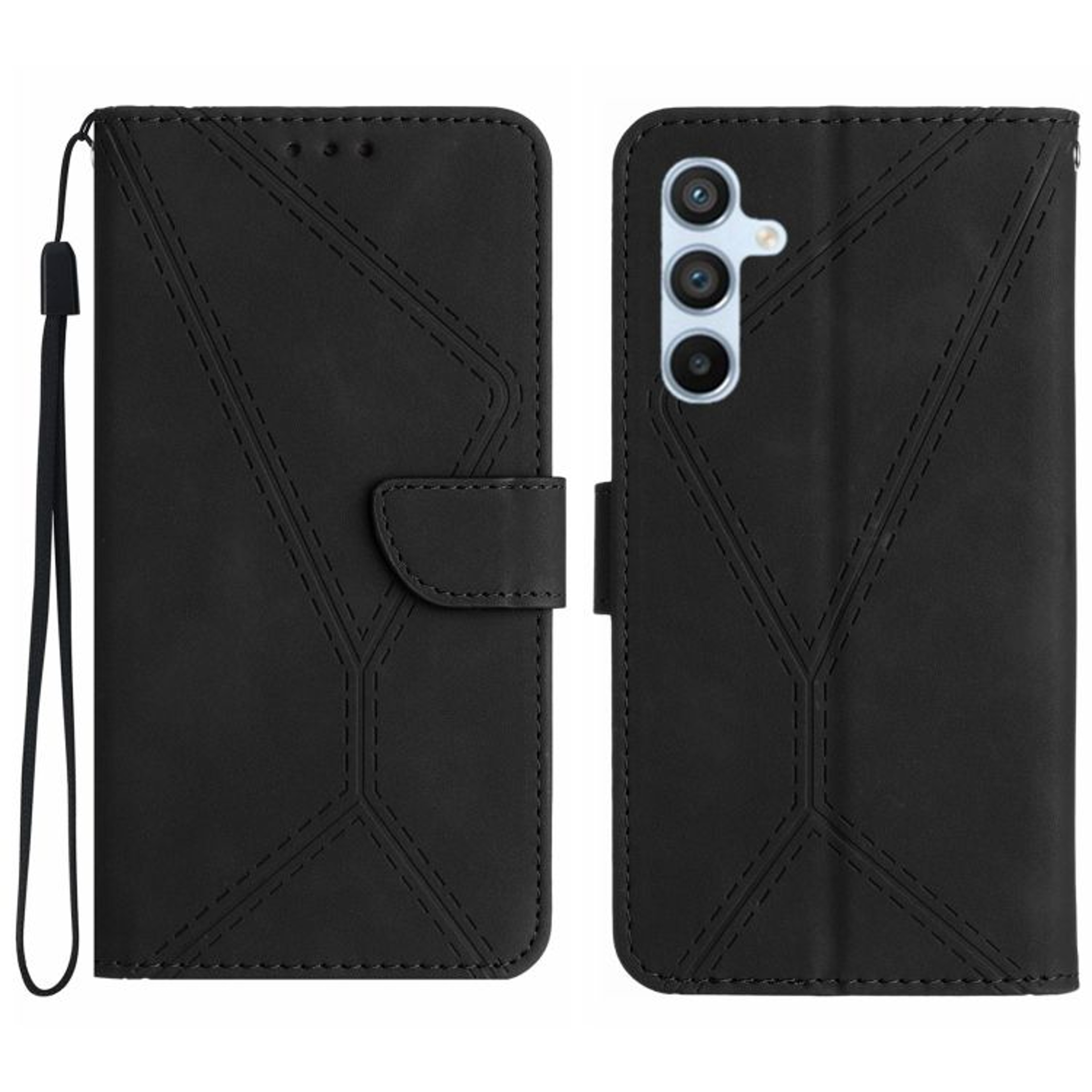 Samsung Galaxy A36 5G Leather Wallet Case With Card Slots Kickstand And Wrist Strap 10
