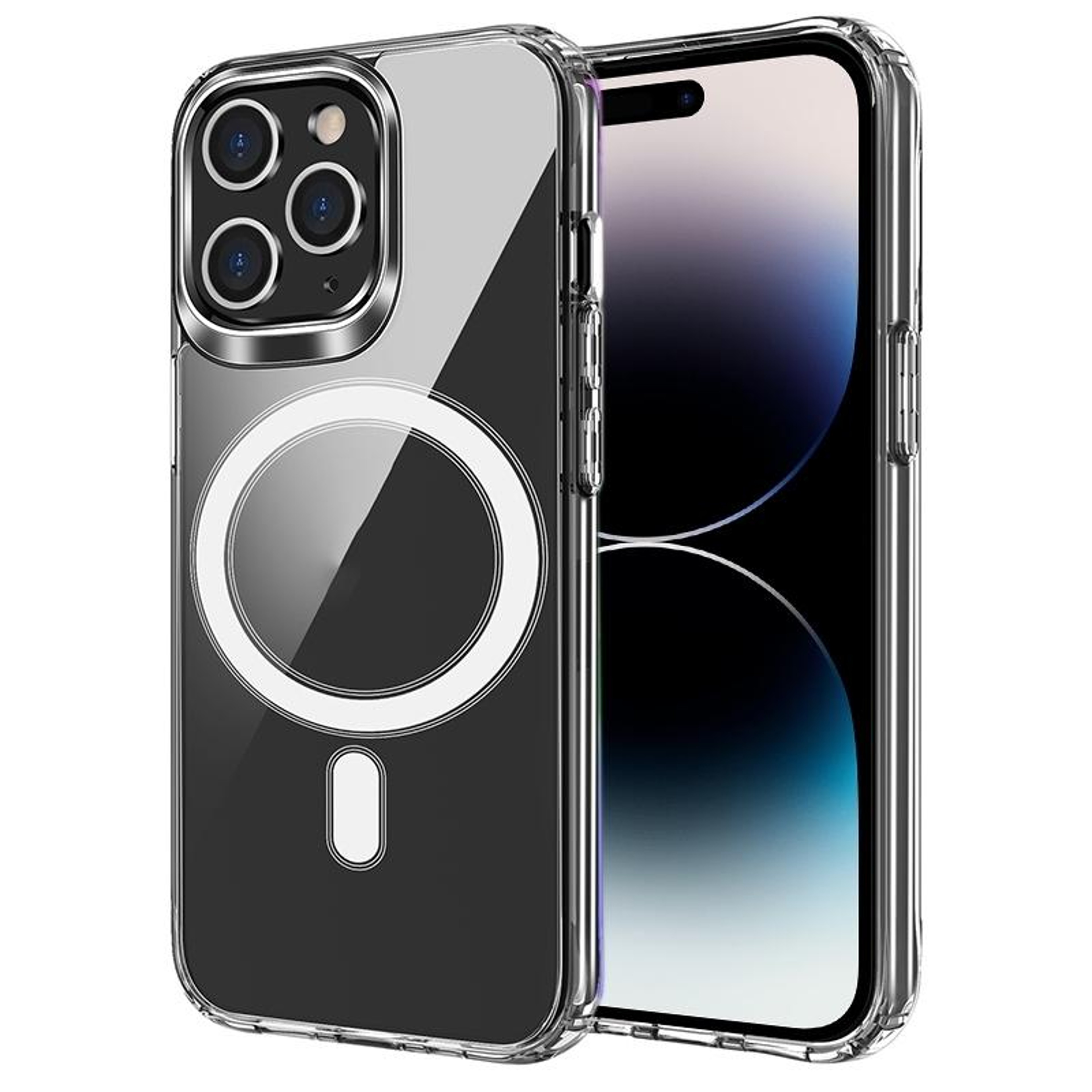 iPhone 15 Pro Clear MagSafe Case with Shockproof Airbag Corners – view 1