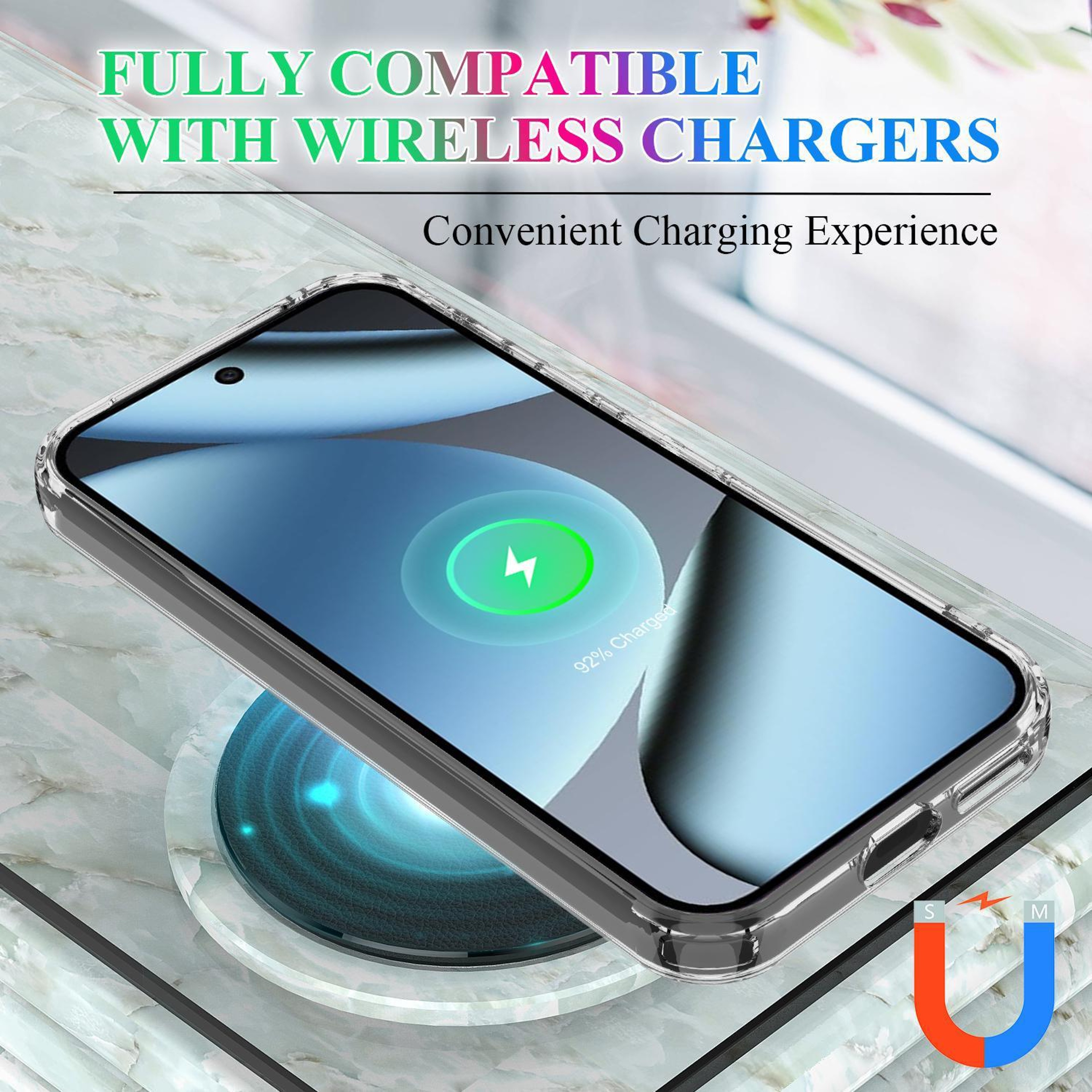 Google Pixel 10 Pro MagSafe Clear Case Shockproof Acrylic TPU Magnetic Cover – view 6
