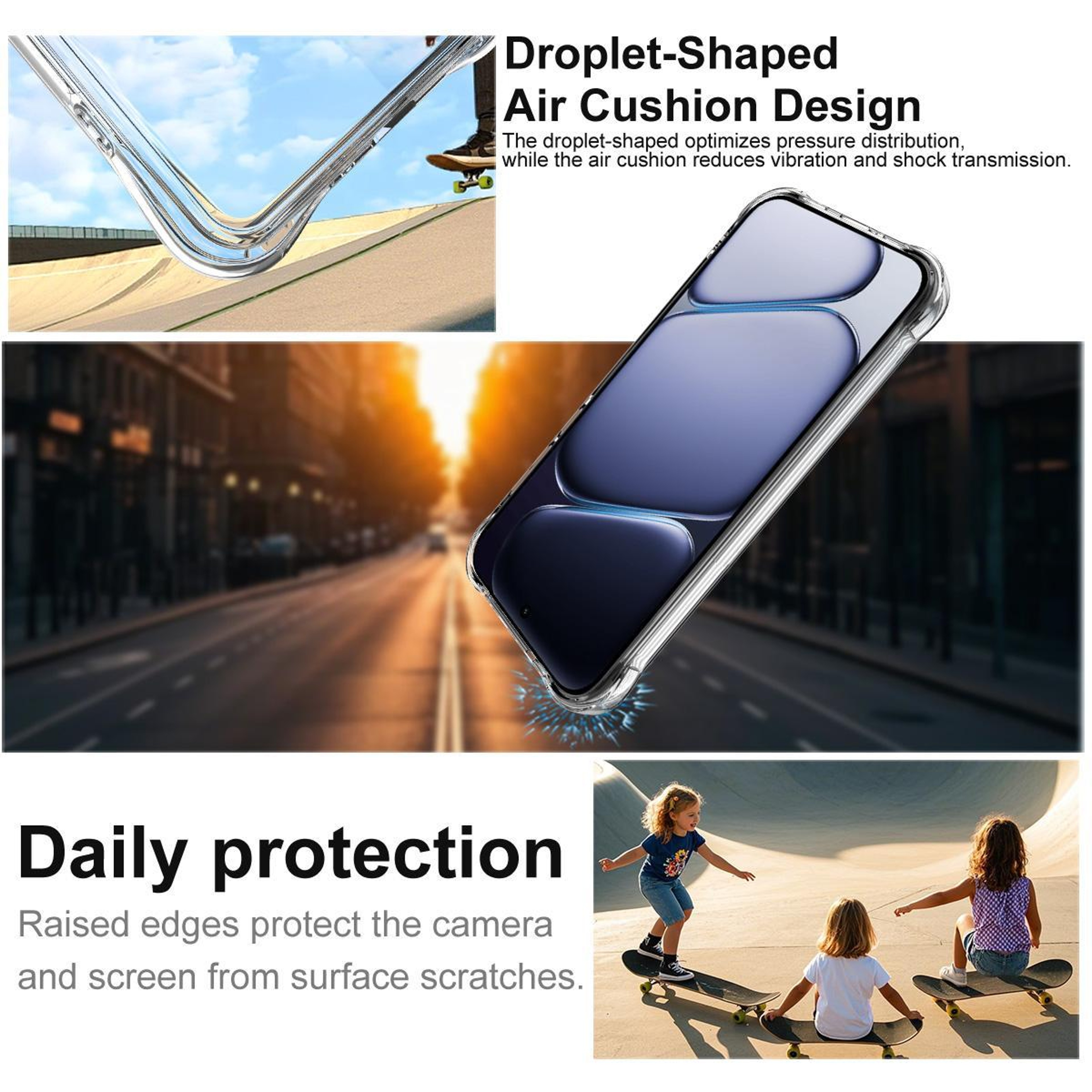 IMAK OnePlus Nord CE6 5G Magnetic Shockproof Clear TPU Airbag Case – view 9