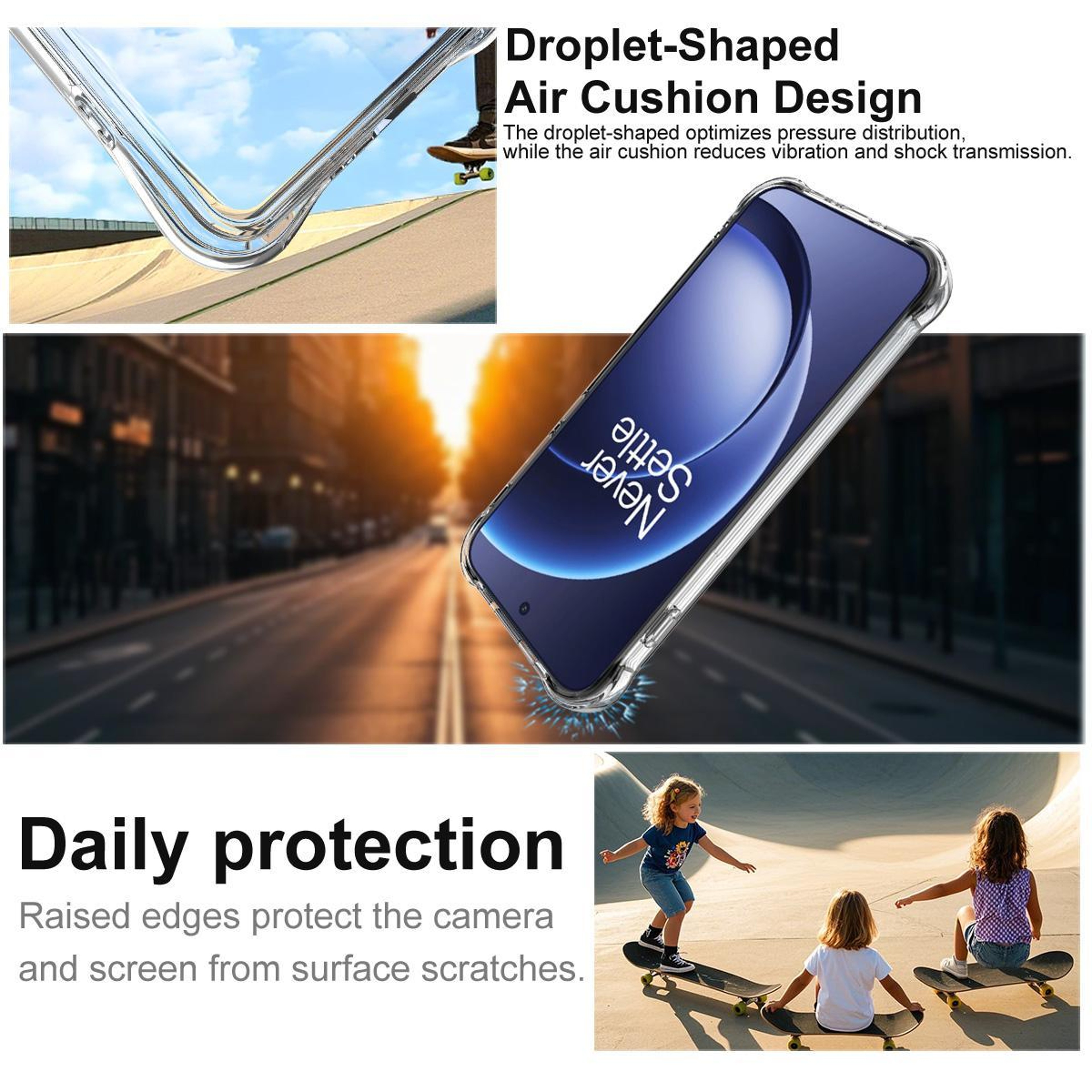 OnePlus 15 Magnetic Case Clear Shockproof Airbag TPU Phone Case – view 7