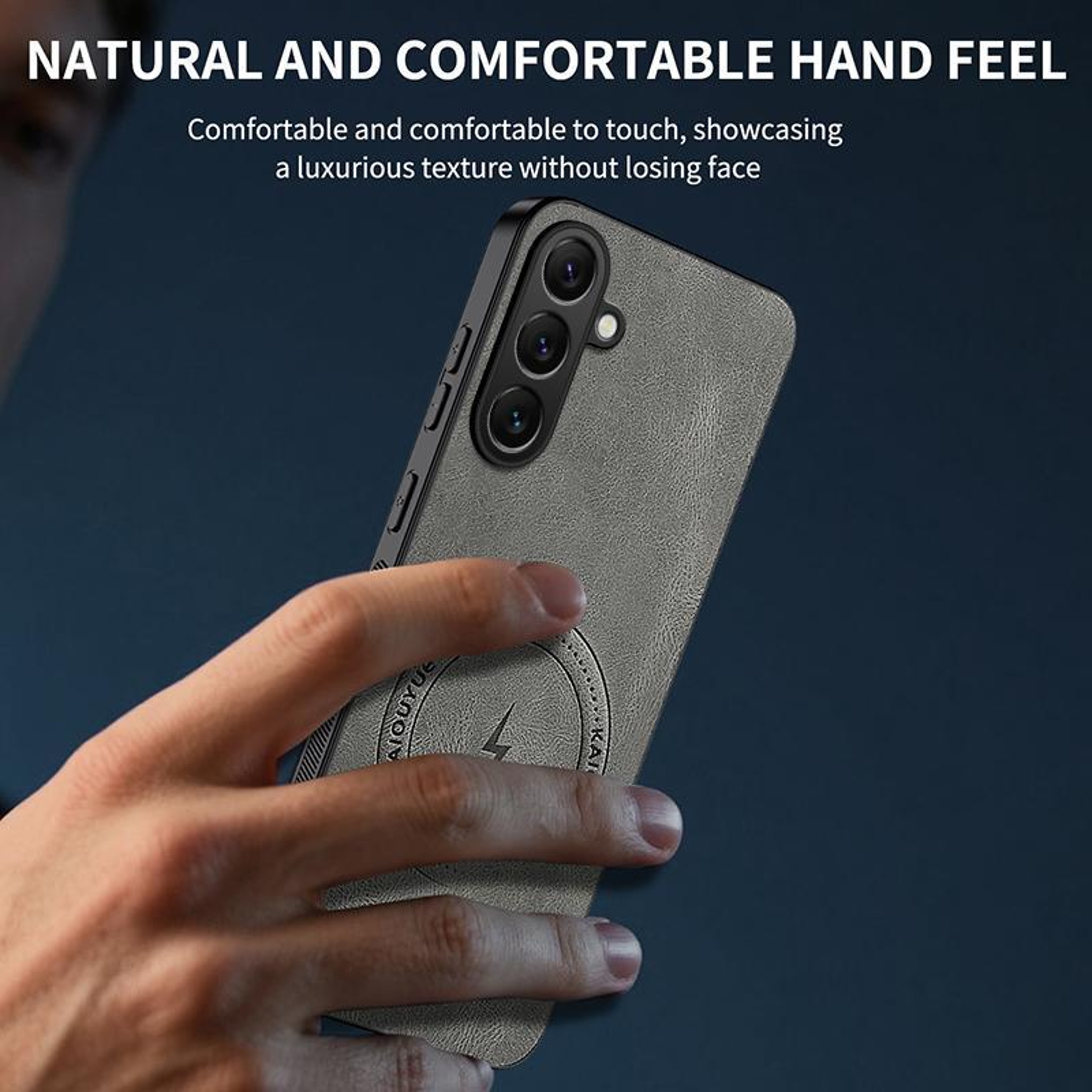 Samsung Galaxy S26 Plus Magnetic Case With Nappa Texture Slim Protective Design 4
