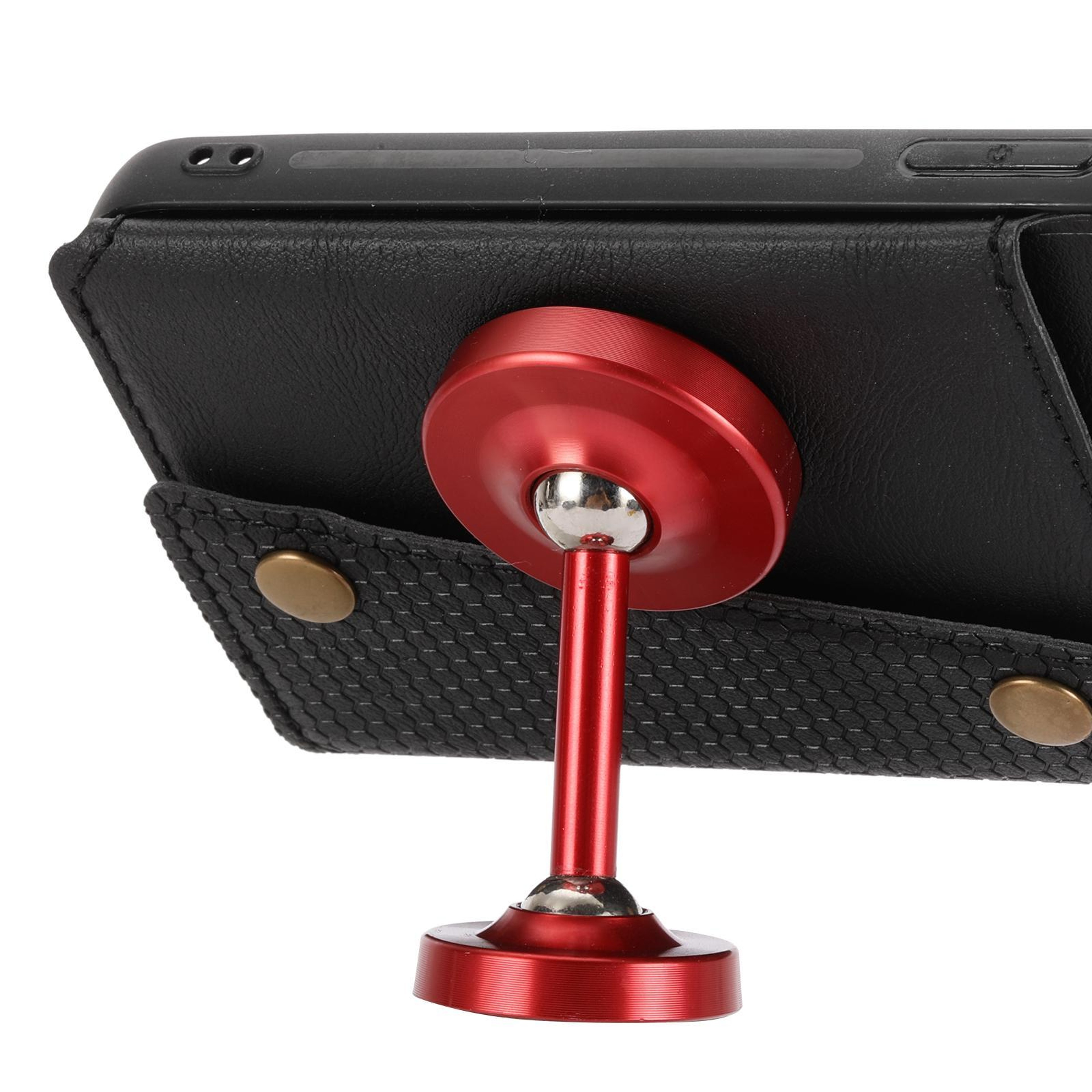 Galaxy S26 FE 5G Wallet Case Magnetic Double Buckle Card Holder With Stand 4