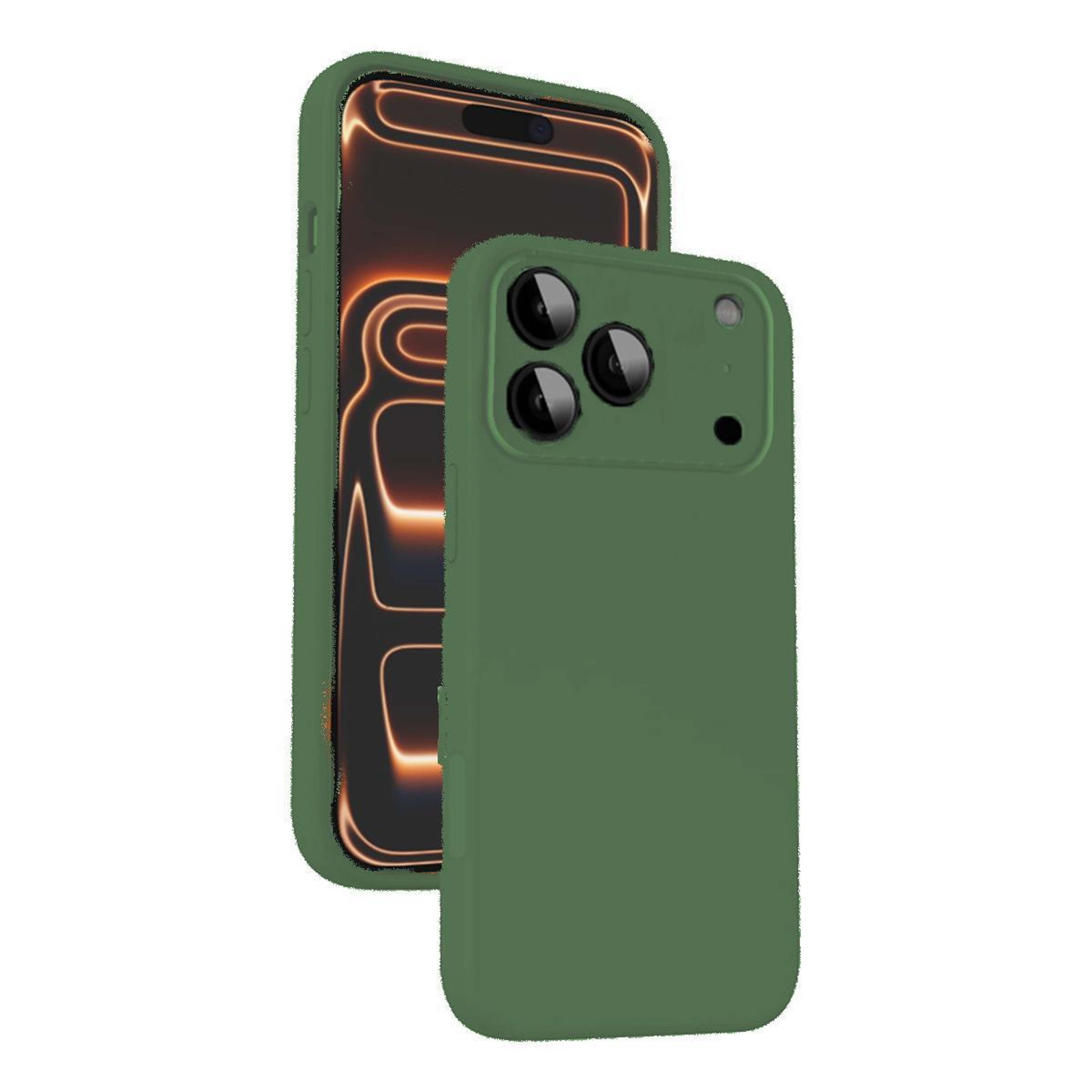 IPhone 17 Pro Max Liquid Silicone Shockproof Case With Microfiber Lining 0