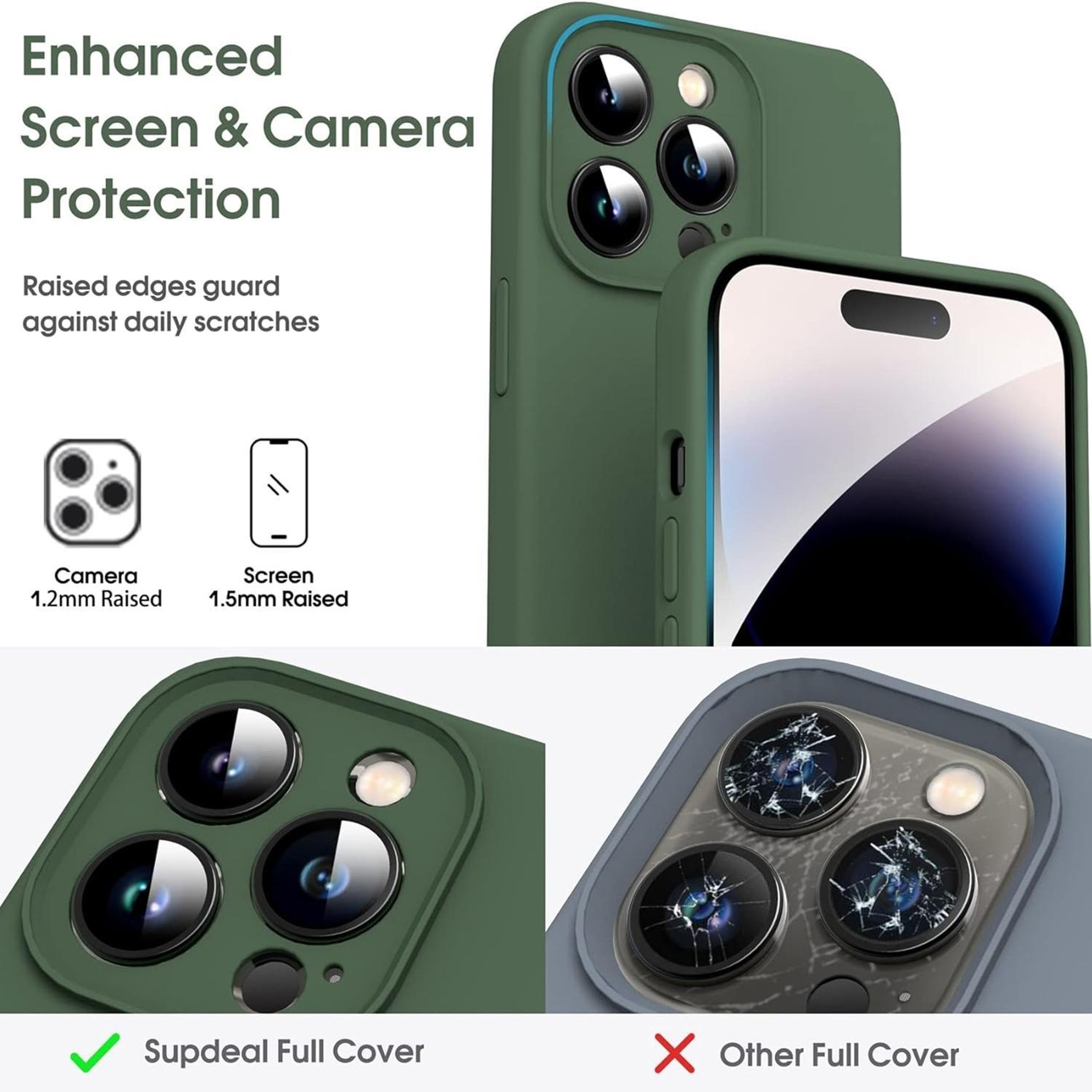 IPhone 17 Pro Liquid Silicone Shockproof Case With Microfiber Lining 1