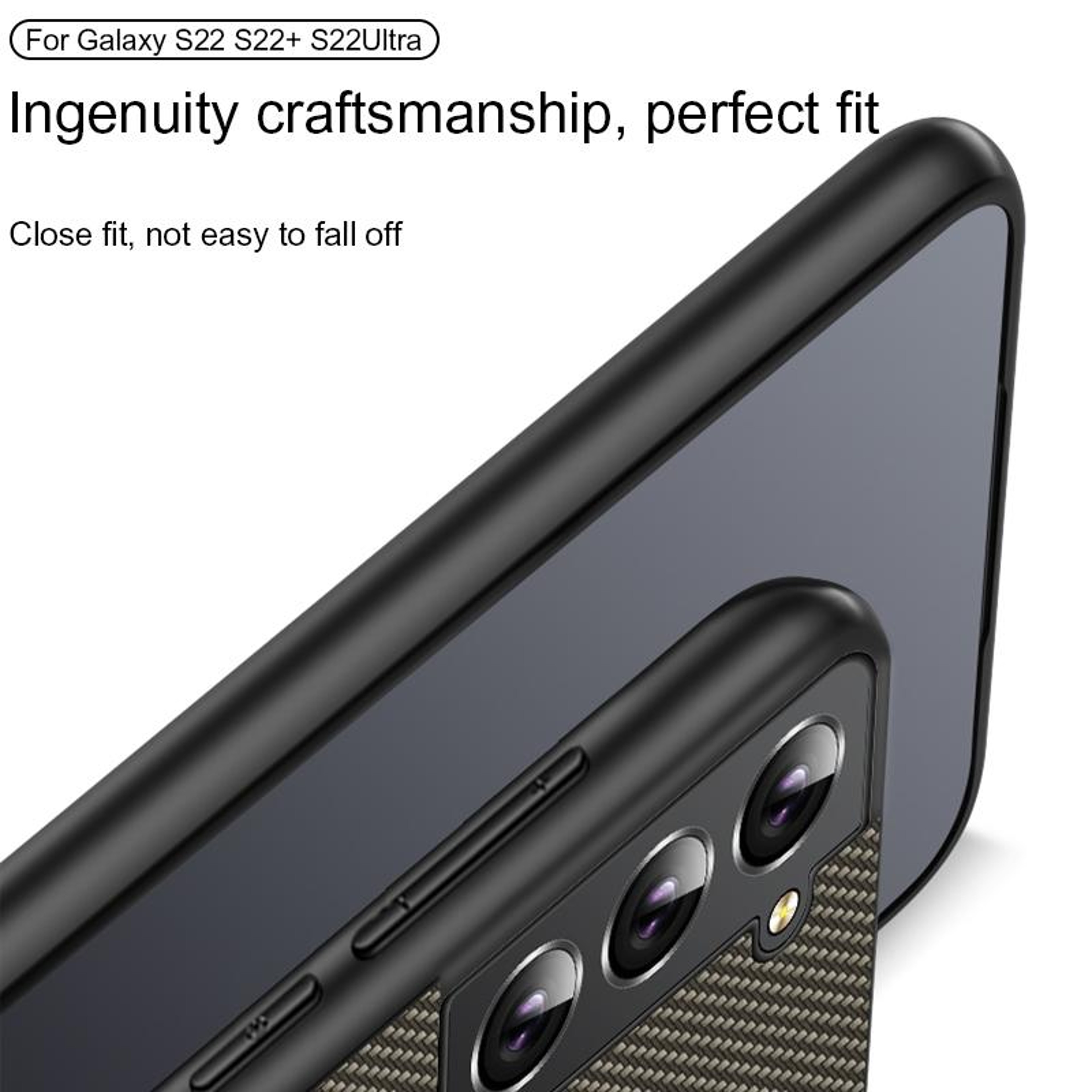 Samsung Galaxy S24 FE 5G Carbon Fiber Texture Protective Phone Case 3