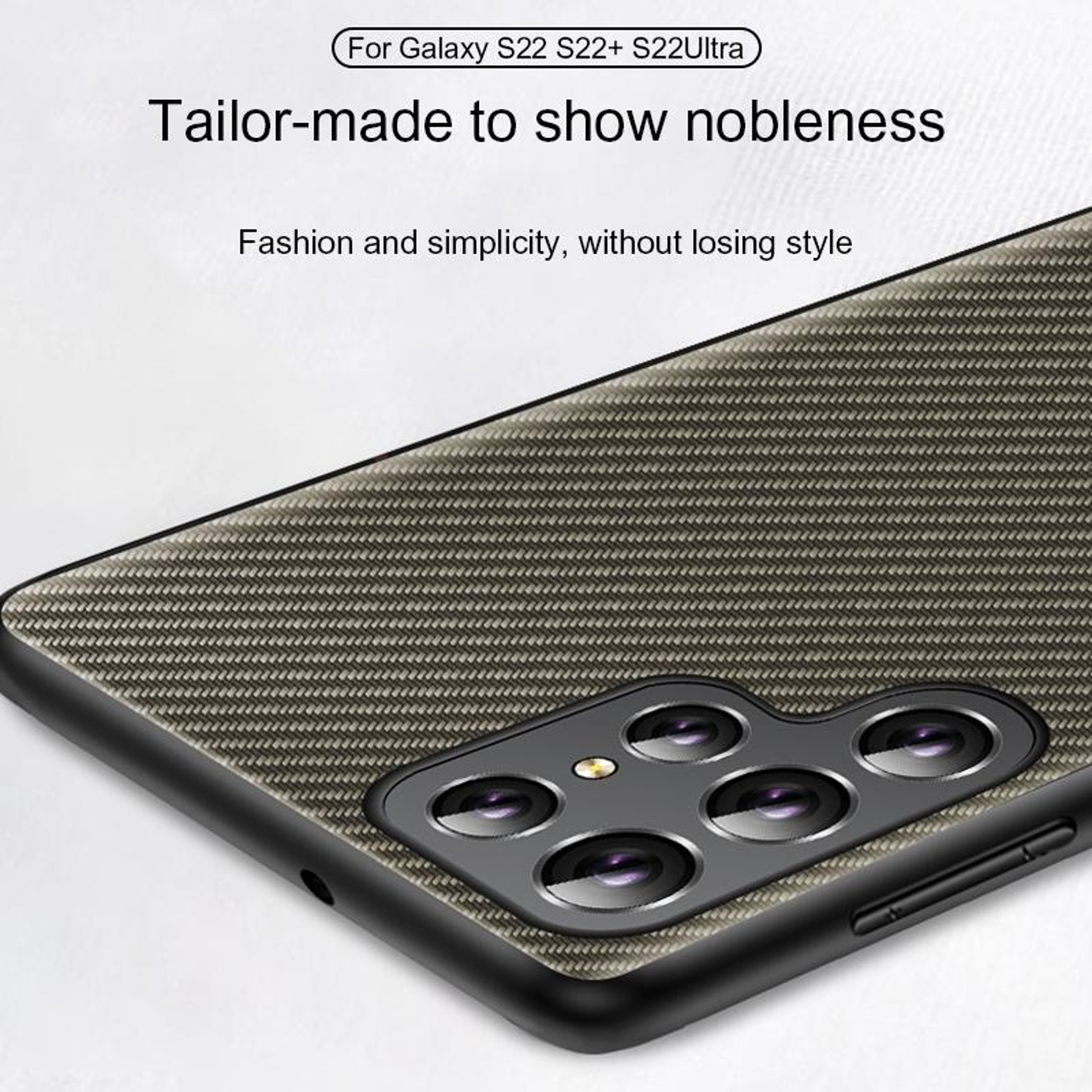 Samsung Galaxy S24 Plus Carbon Fiber Texture Protective Phone Case 2