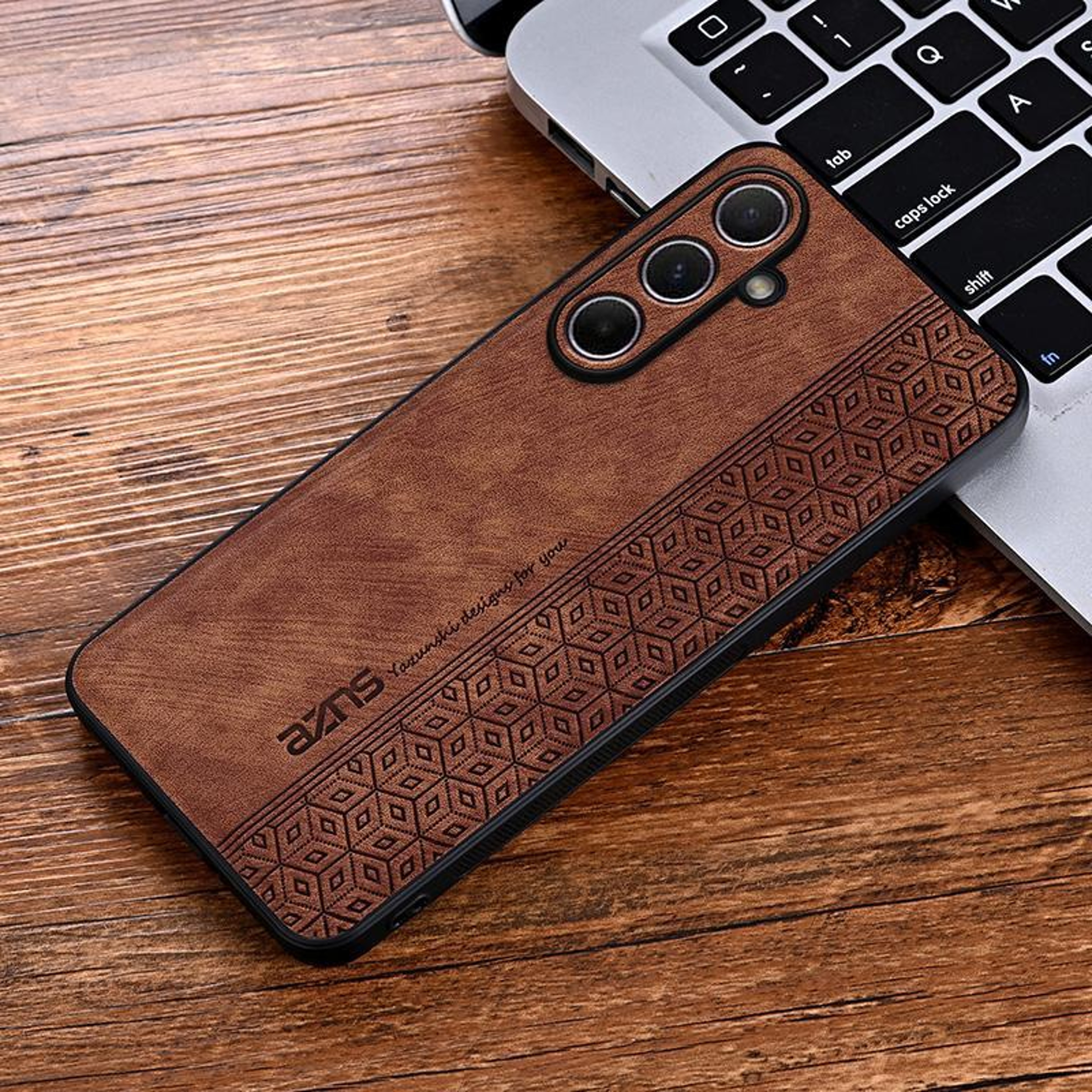 Samsung Galaxy A26 5G Leather Case 3D Embossed Protective Phone Cover 1