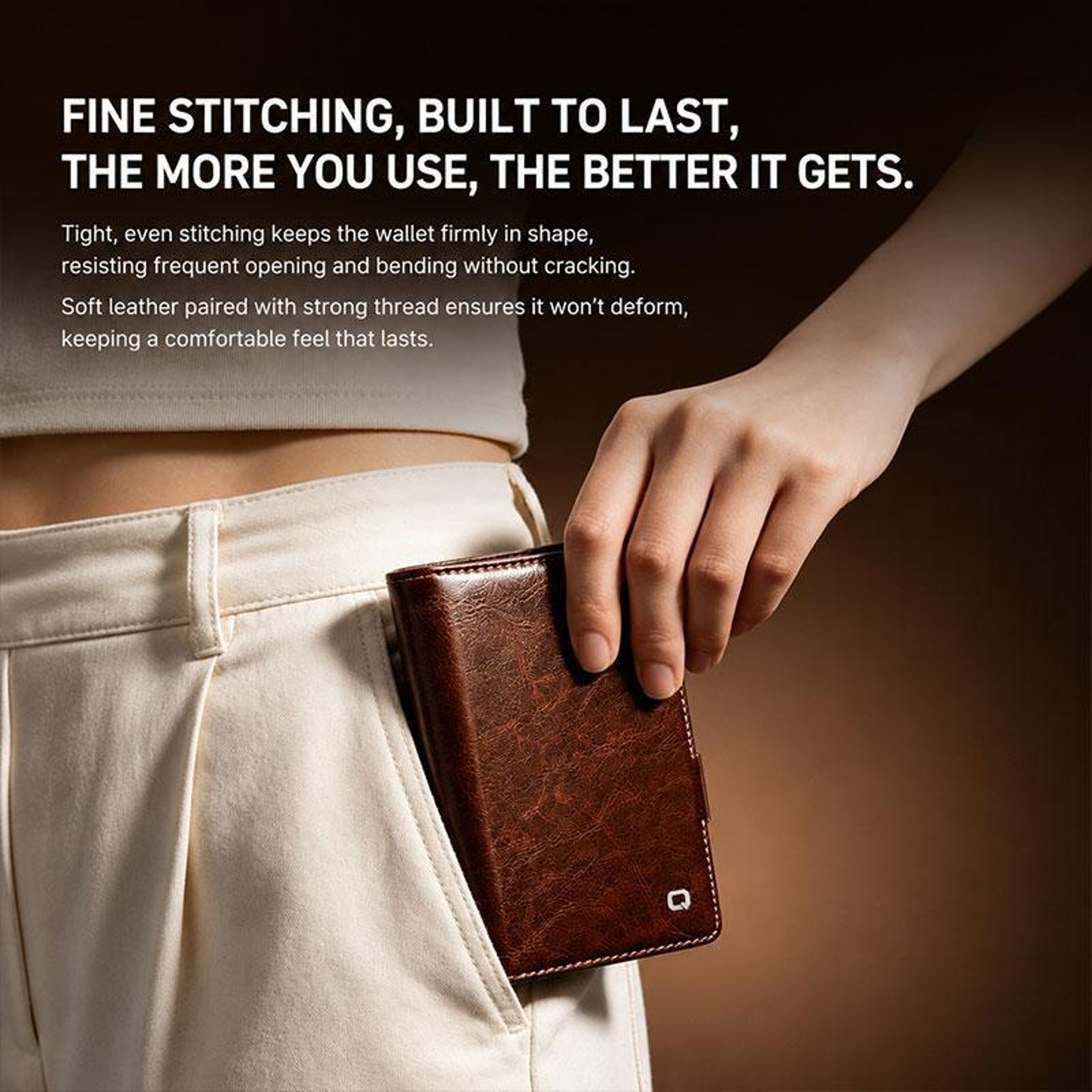 Classic Galaxy Z Fold8 Genuine Leather Case With Magnetic Buckle 6