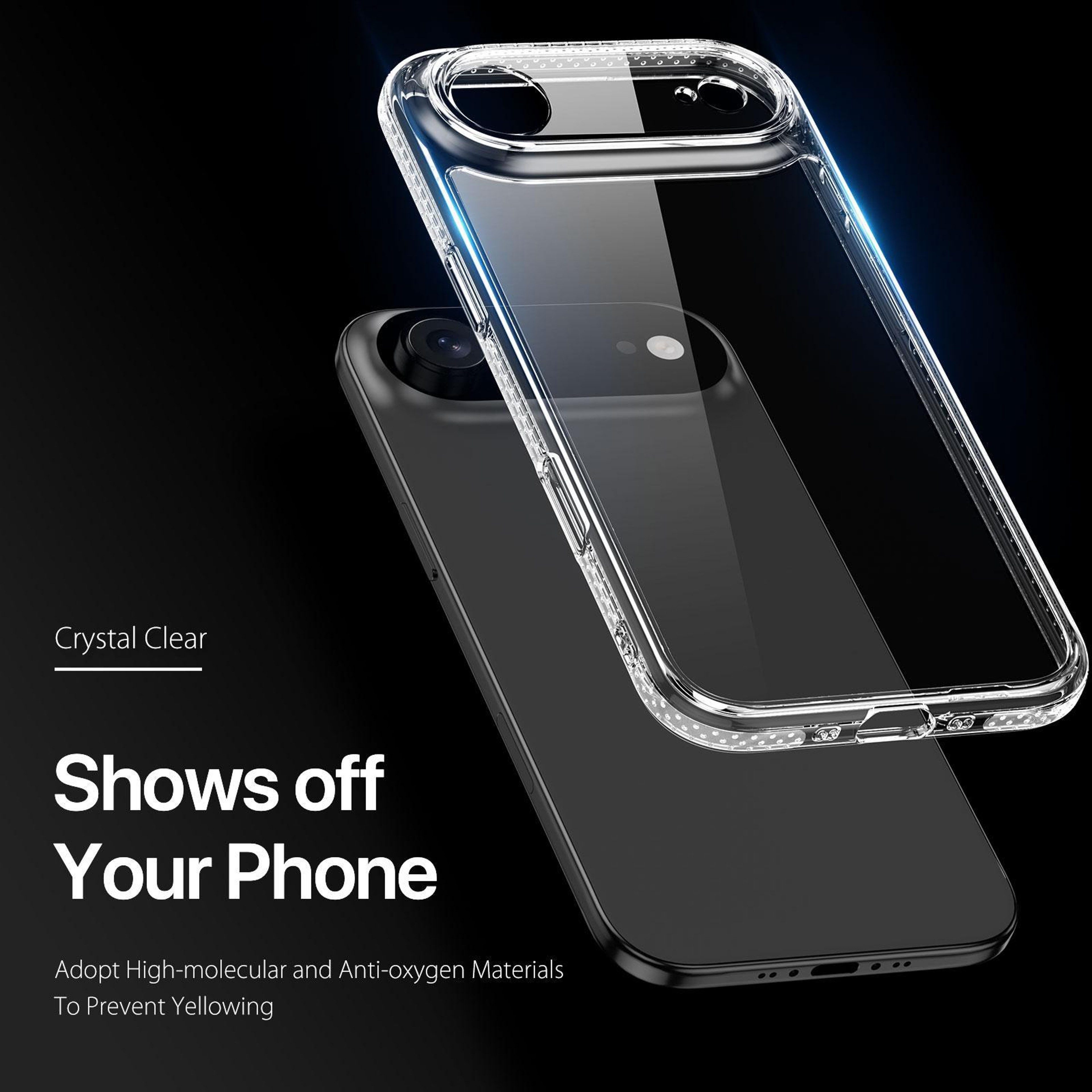 DUX DUCIS Clin Clear iPhone 17 Air Case Shock Absorbing PC TPU Protective Cover – view 2