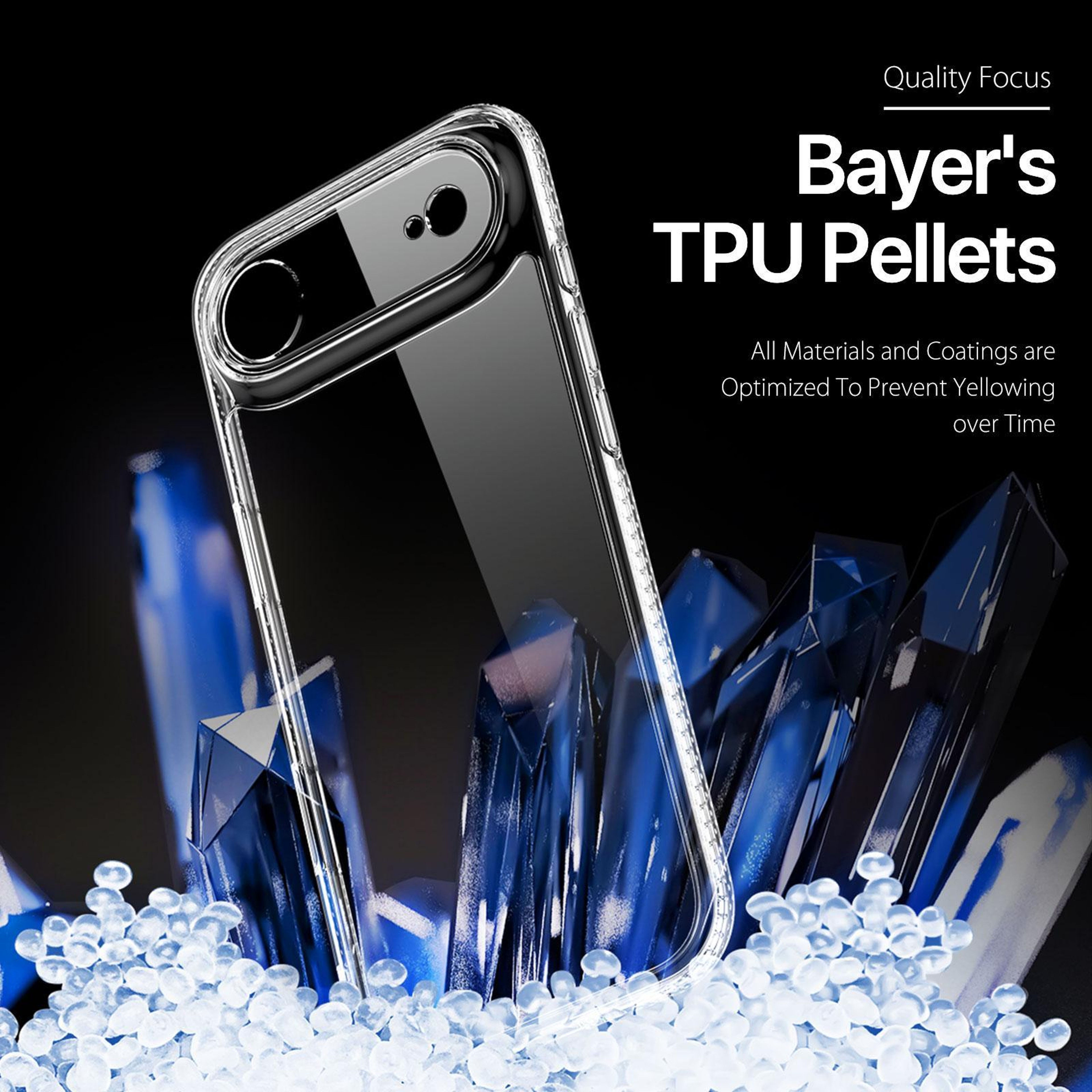 DUX DUCIS Clin Clear iPhone 17 Air Case Shock Absorbing PC TPU Protective Cover – view 6