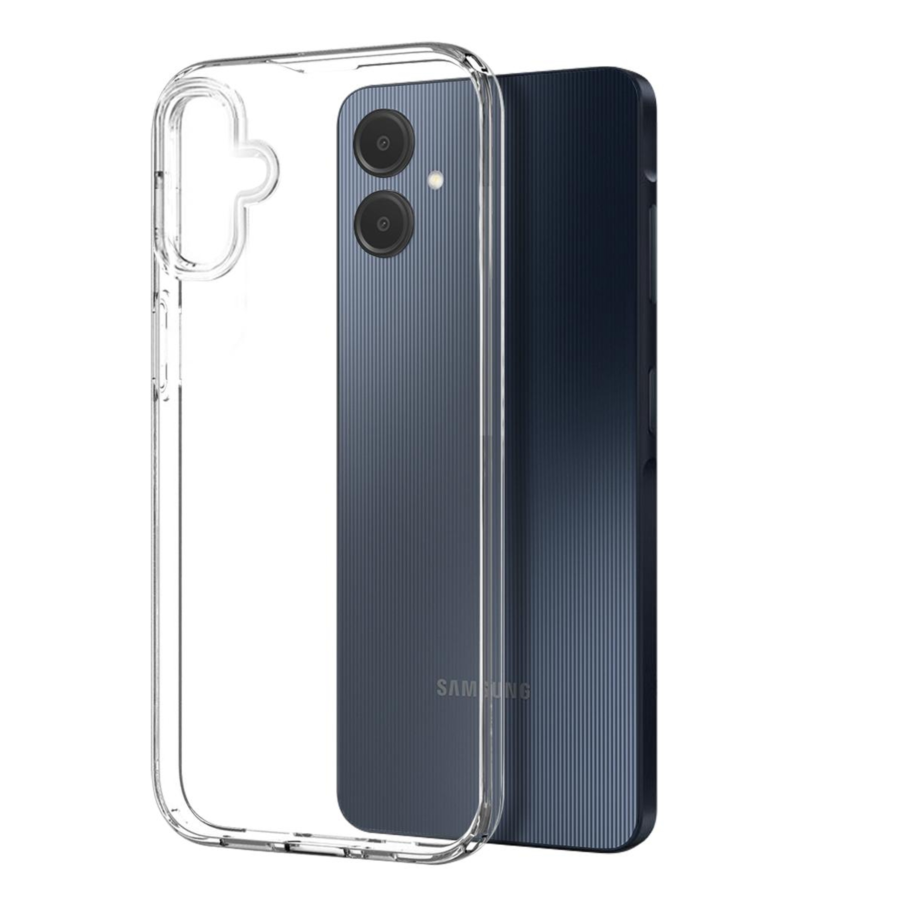 Samsung Galaxy A06 4G Clear Case 3 in 1 with Tempered Glass Screen and Camera Lens Protector – view 2