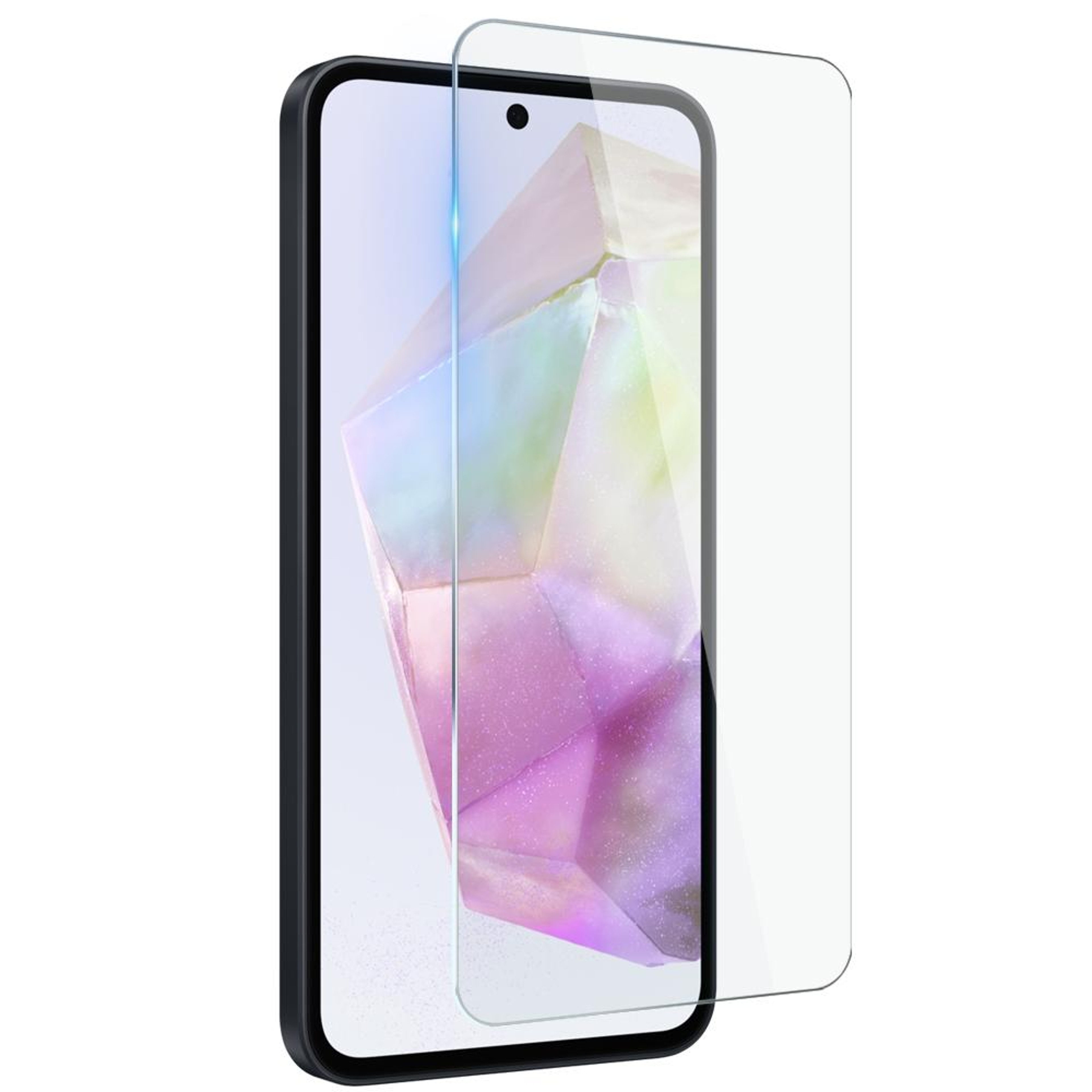 Samsung Galaxy A35 5G Clear Case with Tempered Glass Screen Protector and Camera Lens Protector – view 2