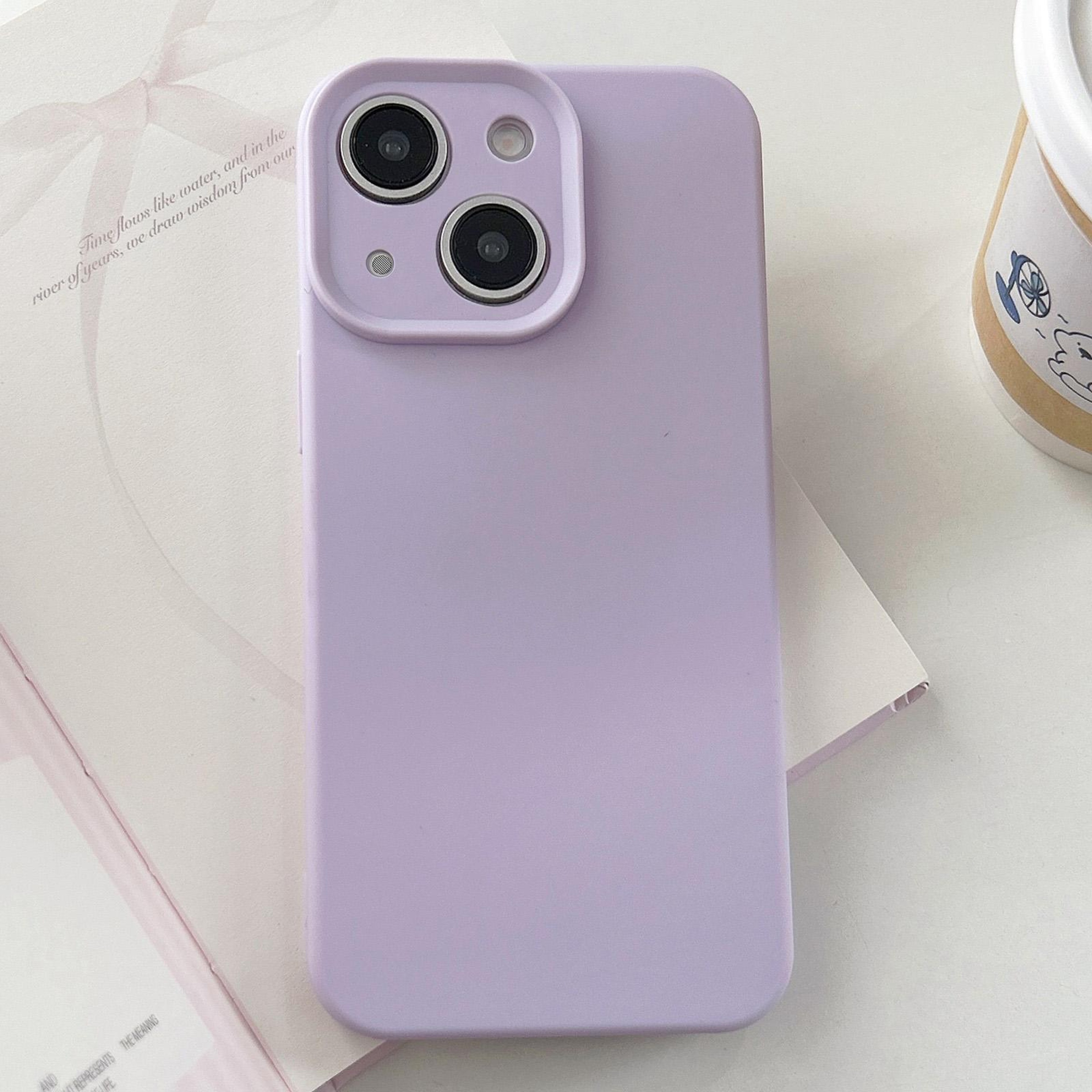IPhone 13 Silicone Case With Camera Protection Slim Anti Slip Cover 0