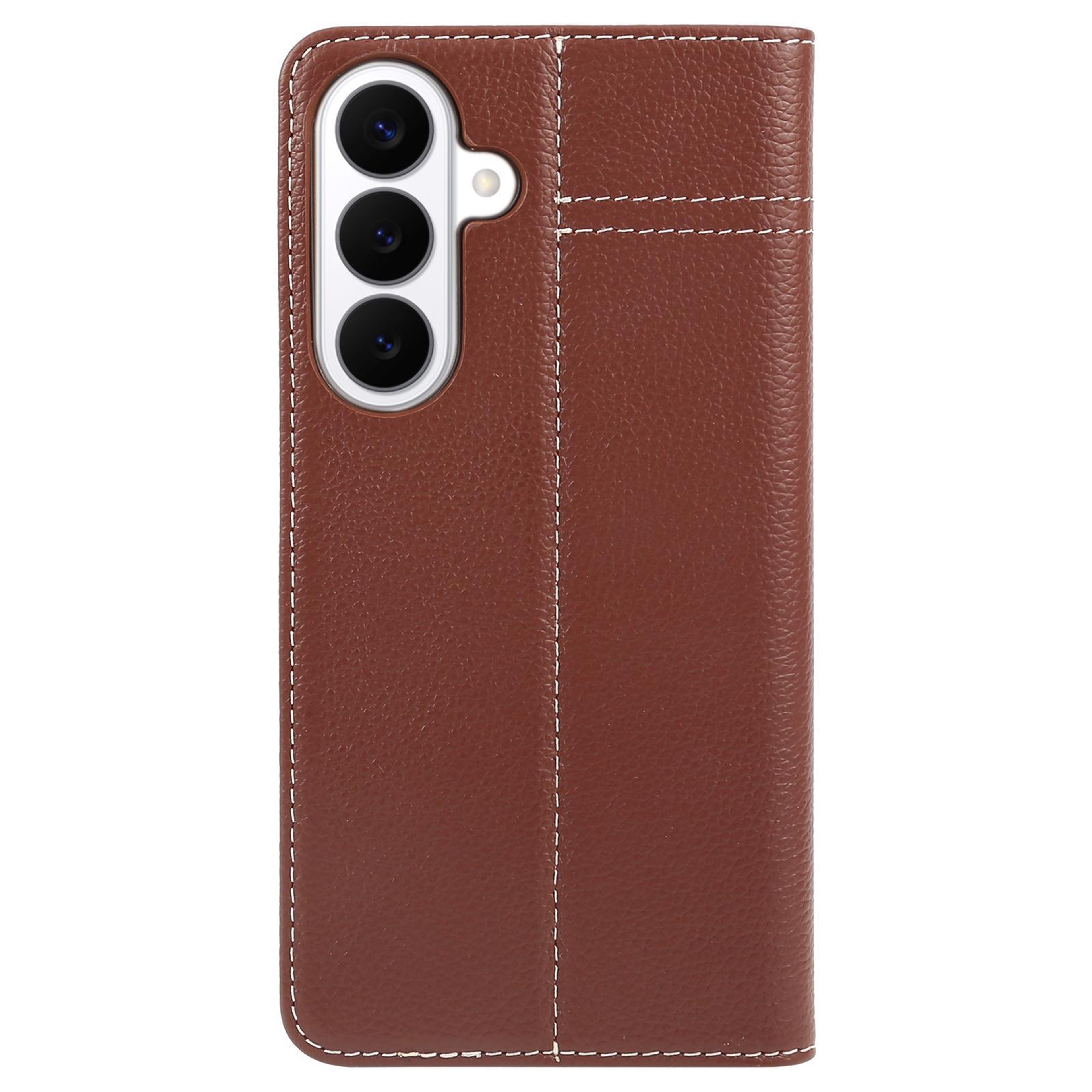 Galaxy S26 Plus 5G Top Grain Leather Flip Case With Stand 2
