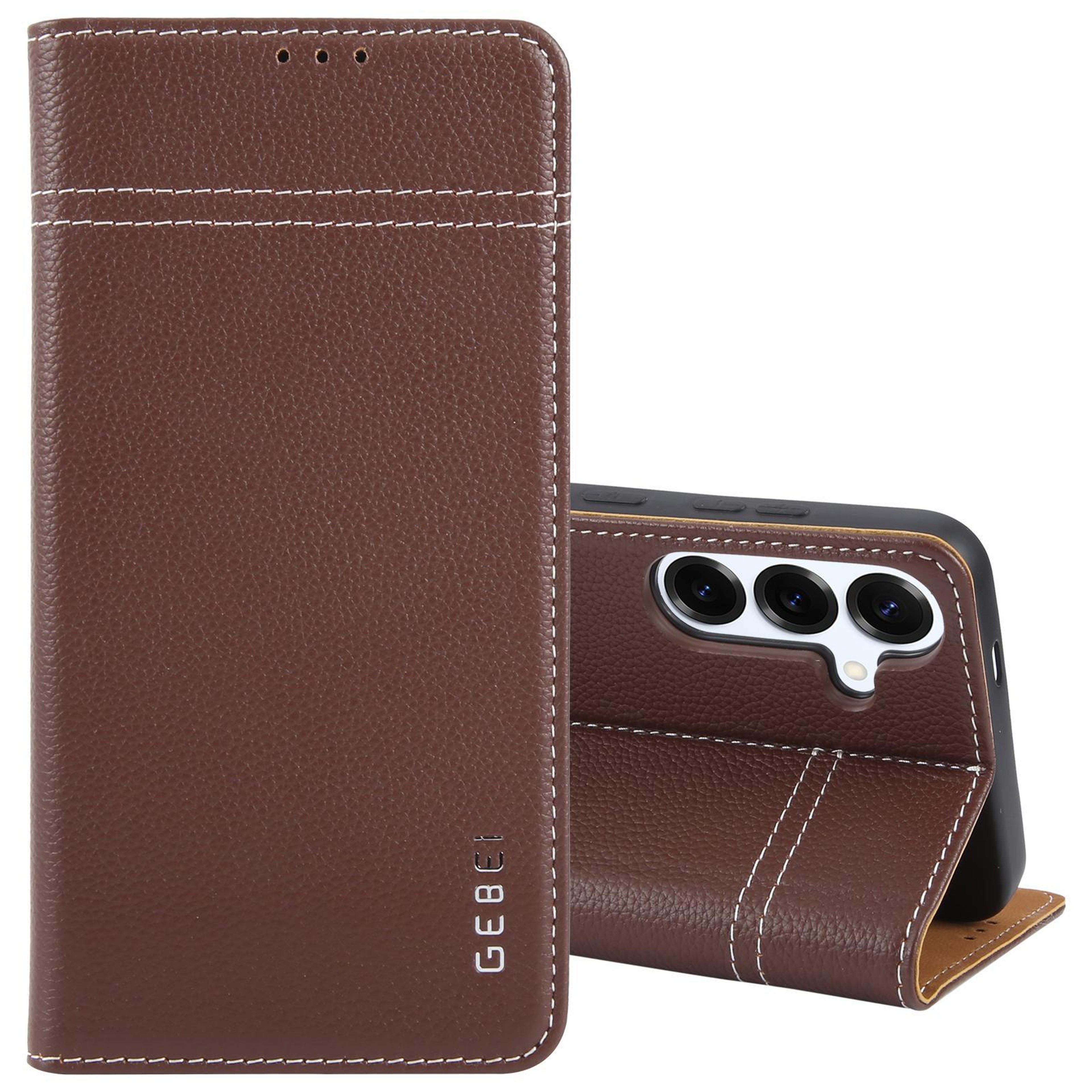 Galaxy S25 Plus 5G Leather Wallet Case With Card Slots And Kickstand 0