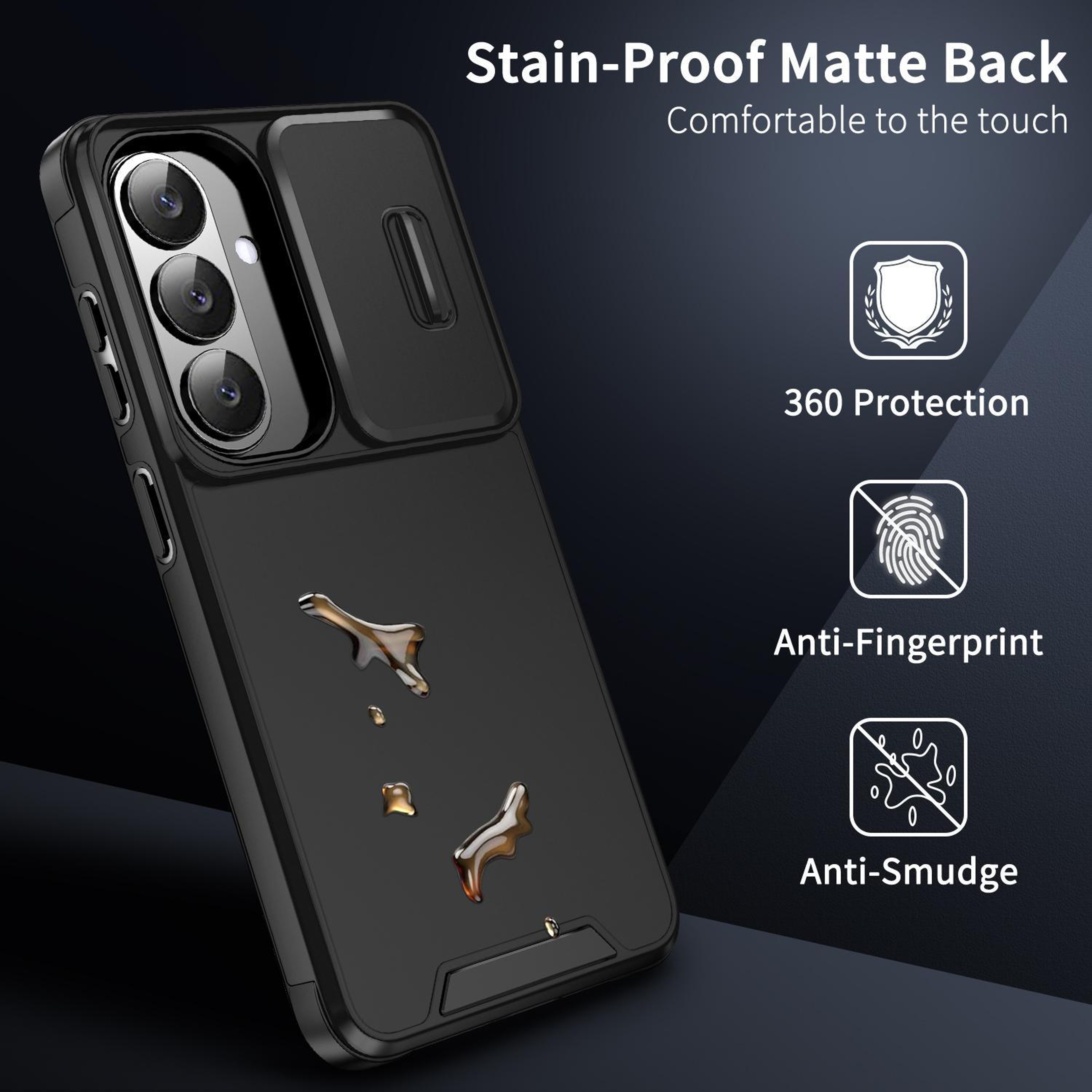 Samsung Galaxy S26 Plus 5G Case With Sliding Camera Cover And TPU PC Protection 1