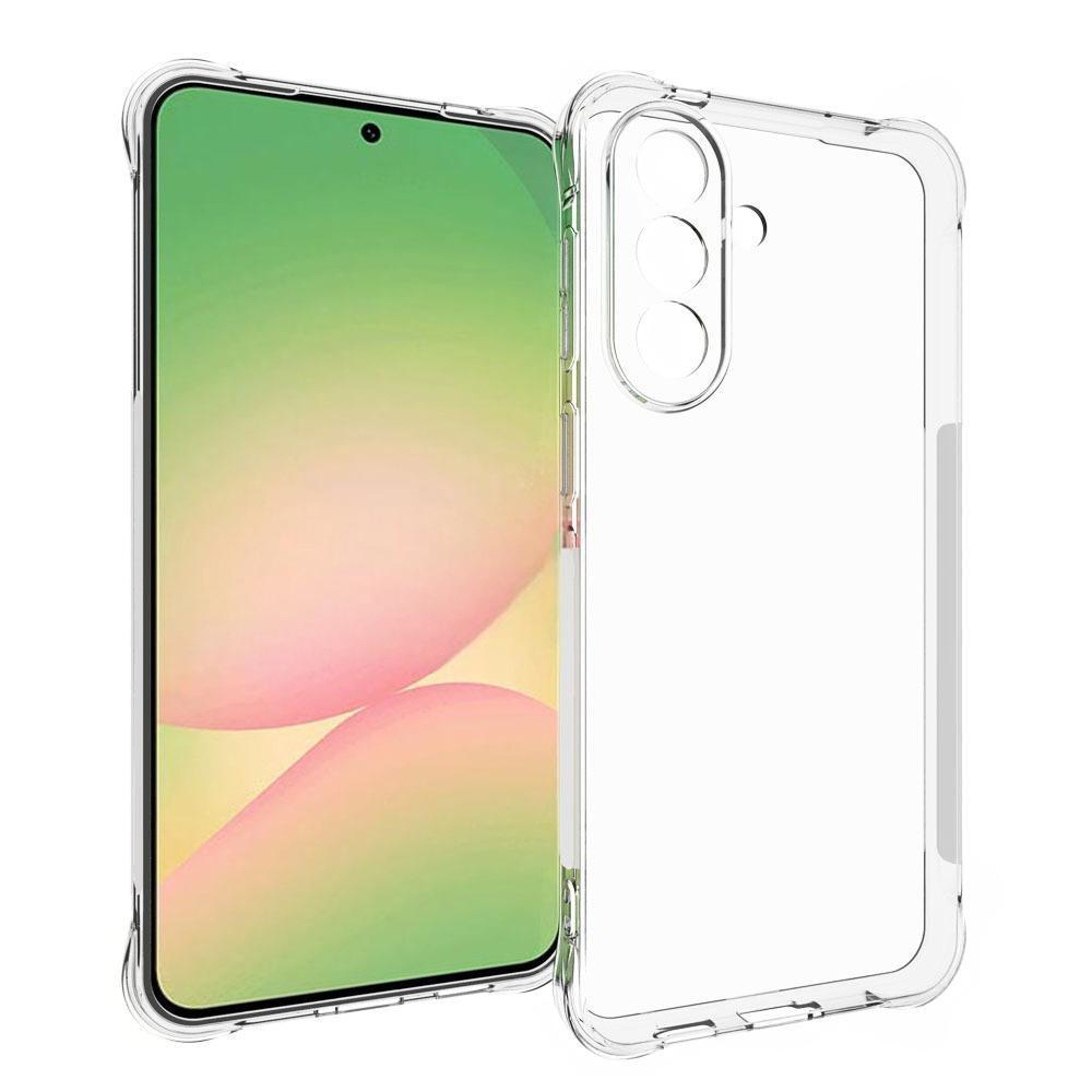 Samsung Galaxy A57 5G Clear Shockproof TPU Case with Screen Protector – view 2