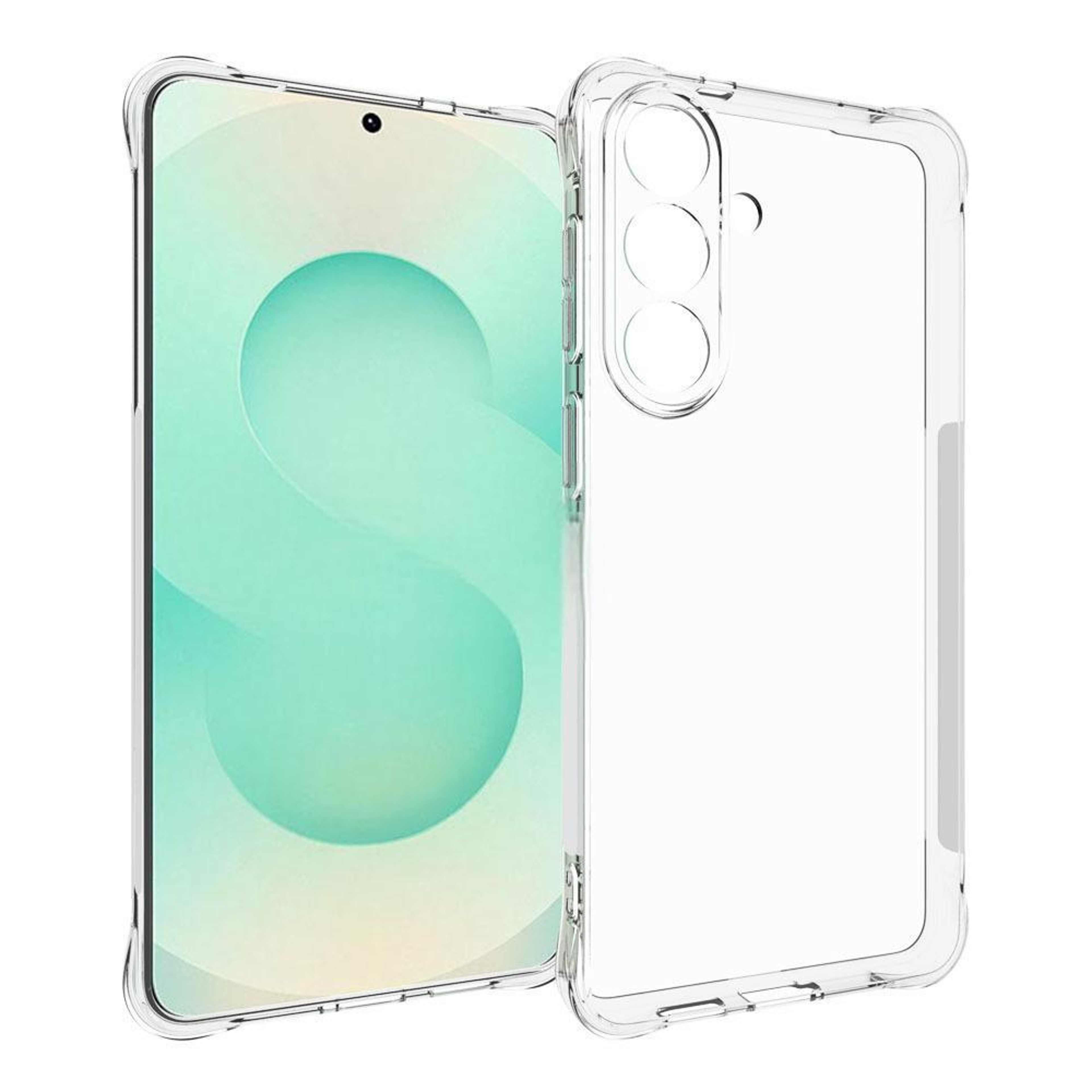 Galaxy S26 Plus Clear Case with Screen Protector and Shockproof TPU Corners – view 2