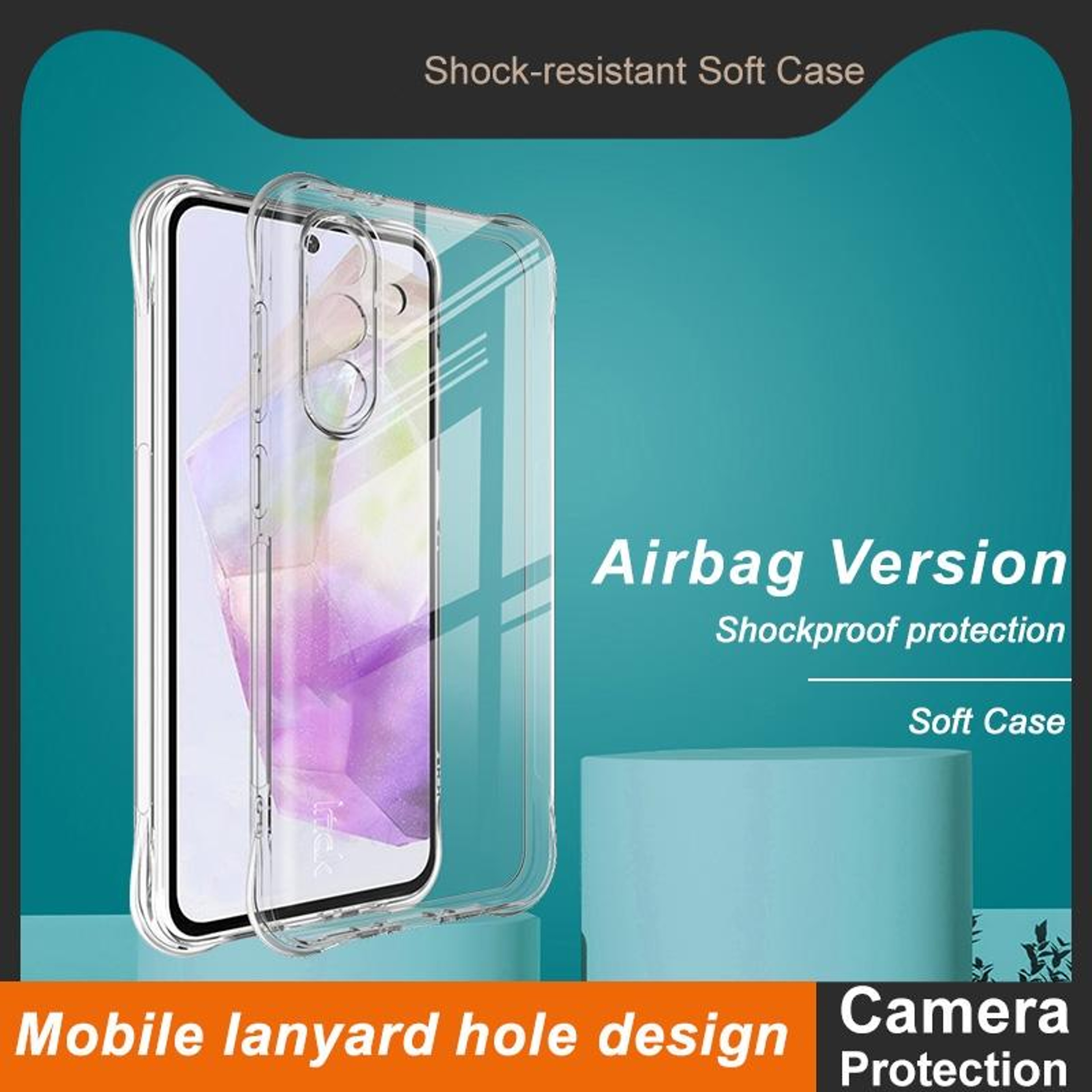 Imak Samsung Galaxy A56 5G Case With Shockproof Airbag Protection And Flexible TPU Cover 2