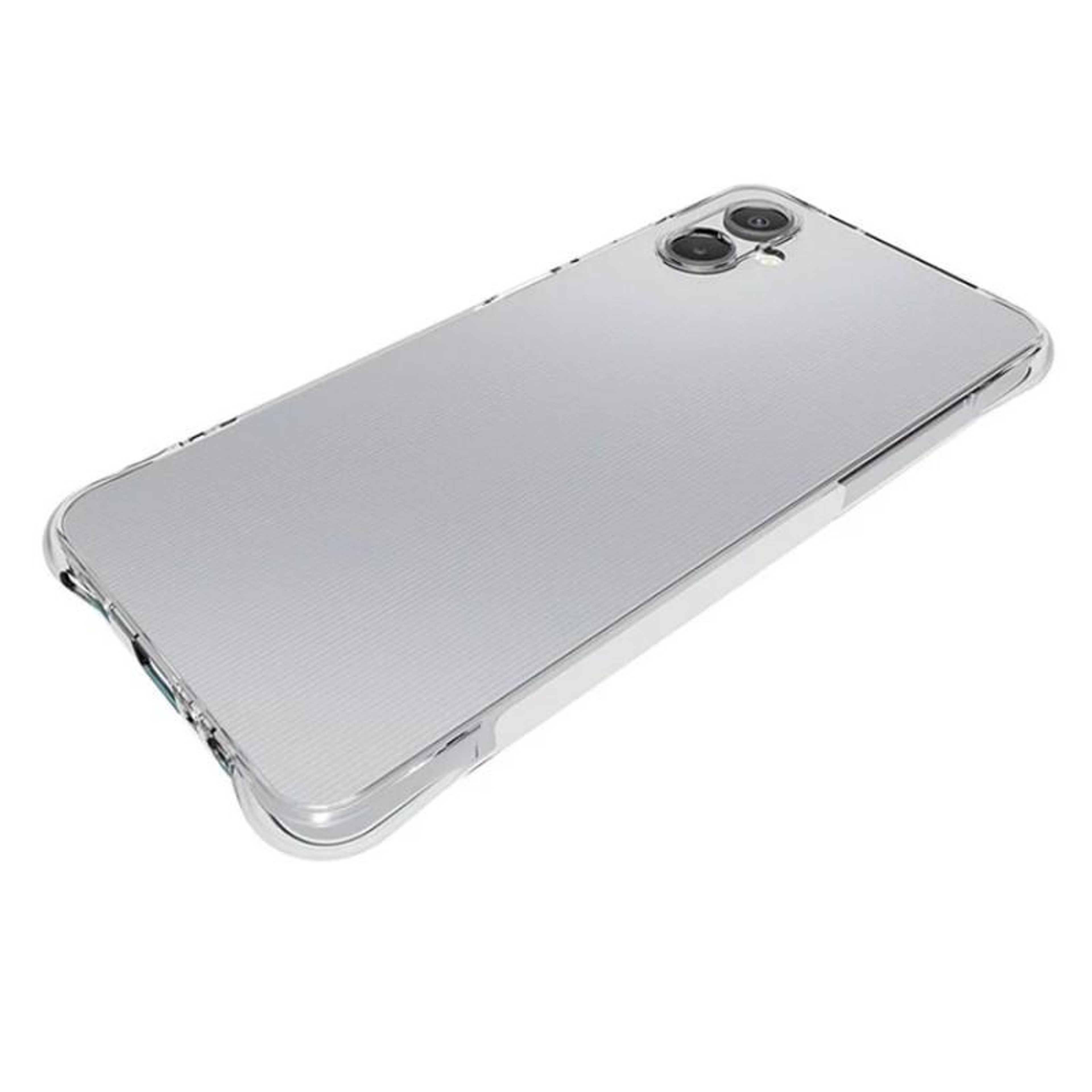 Samsung Galaxy A06 5G Case Clear Shockproof TPU Cover with Screen Protector – view 5