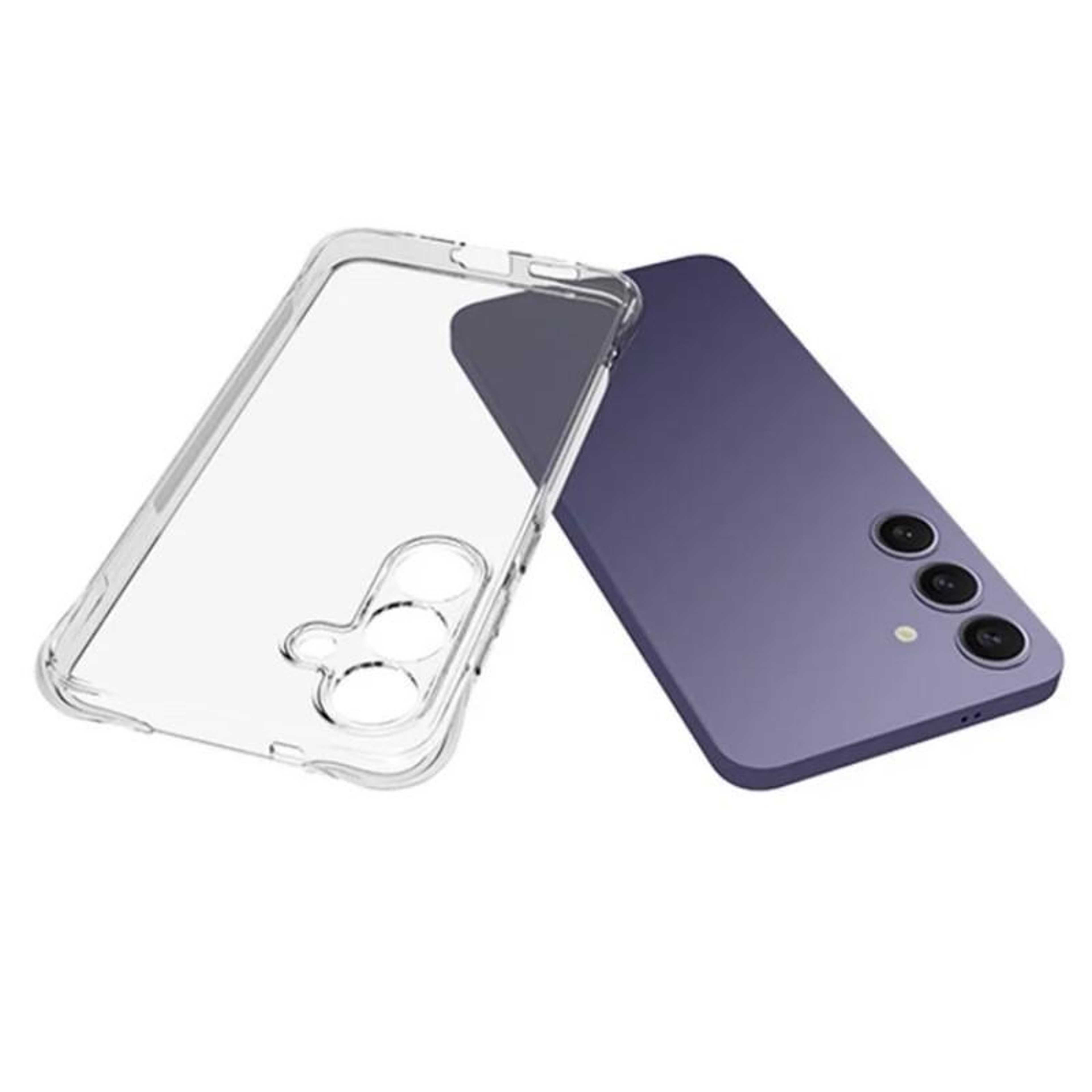 Galaxy S25 Plus Case Clear Shockproof TPU Cover with Screen Protector – view 4