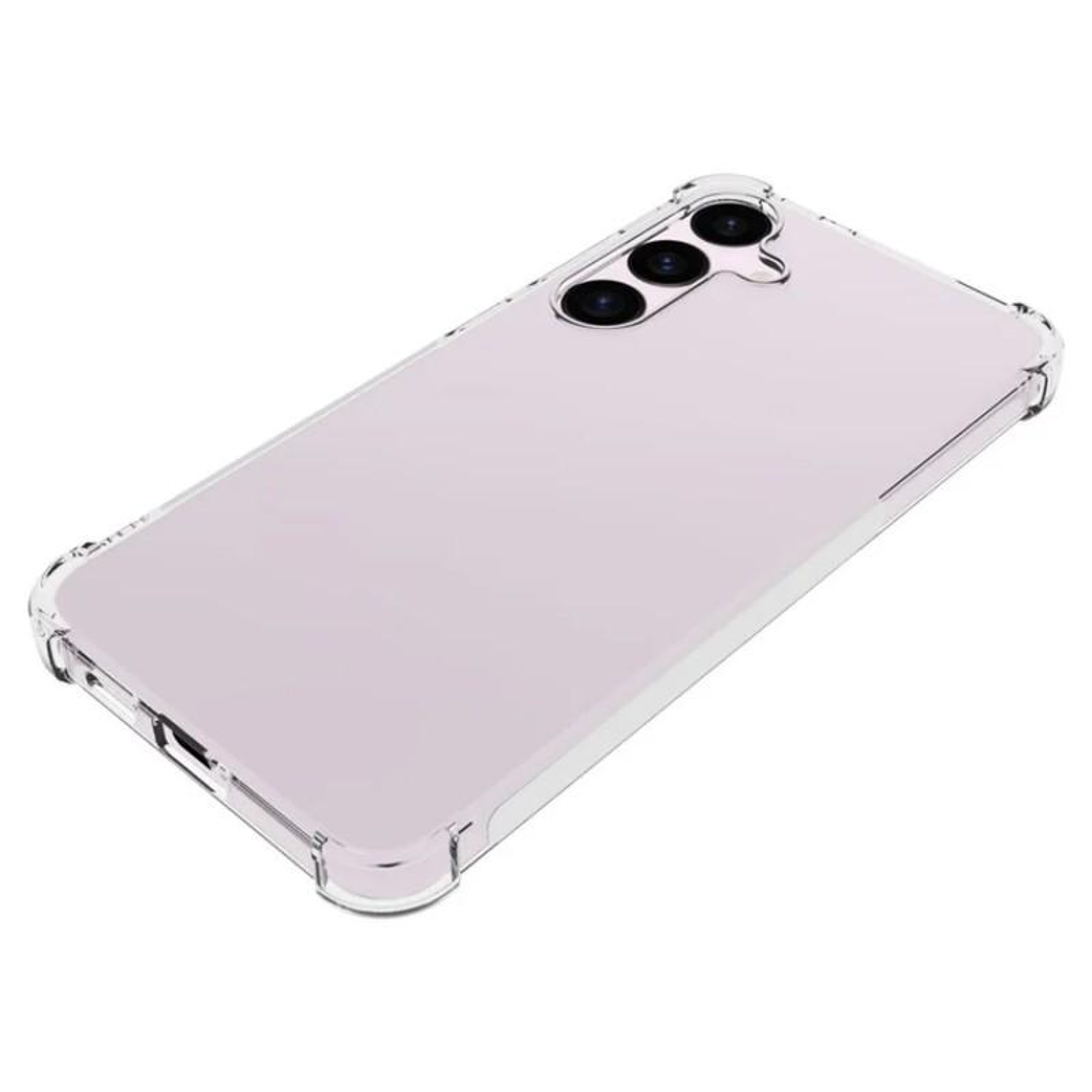 Samsung Galaxy S24 Plus Clear TPU Shockproof Case with Screen Protector – view 5