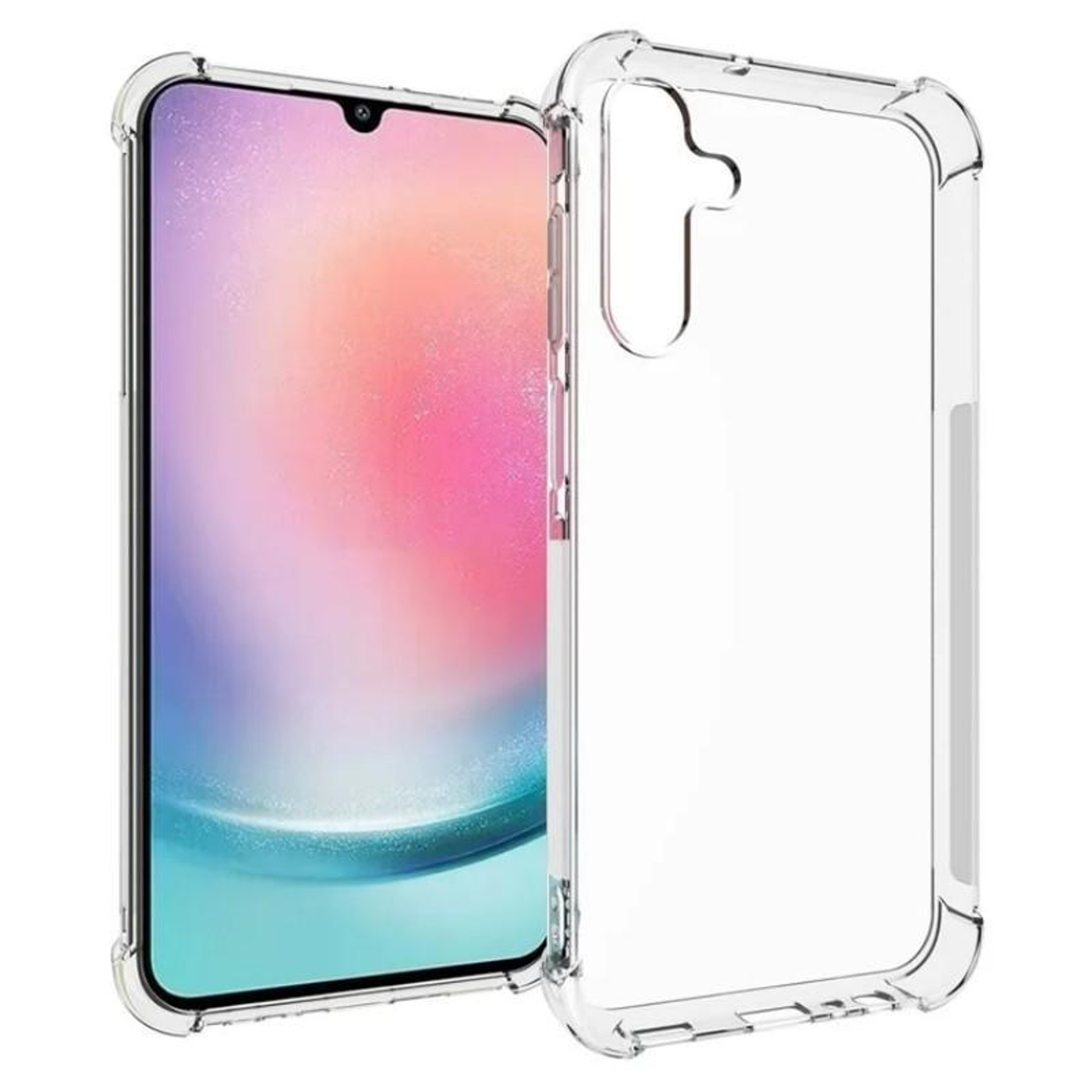 Samsung Galaxy A15 Case Clear Shockproof TPU Cover with Screen Protector – view 2
