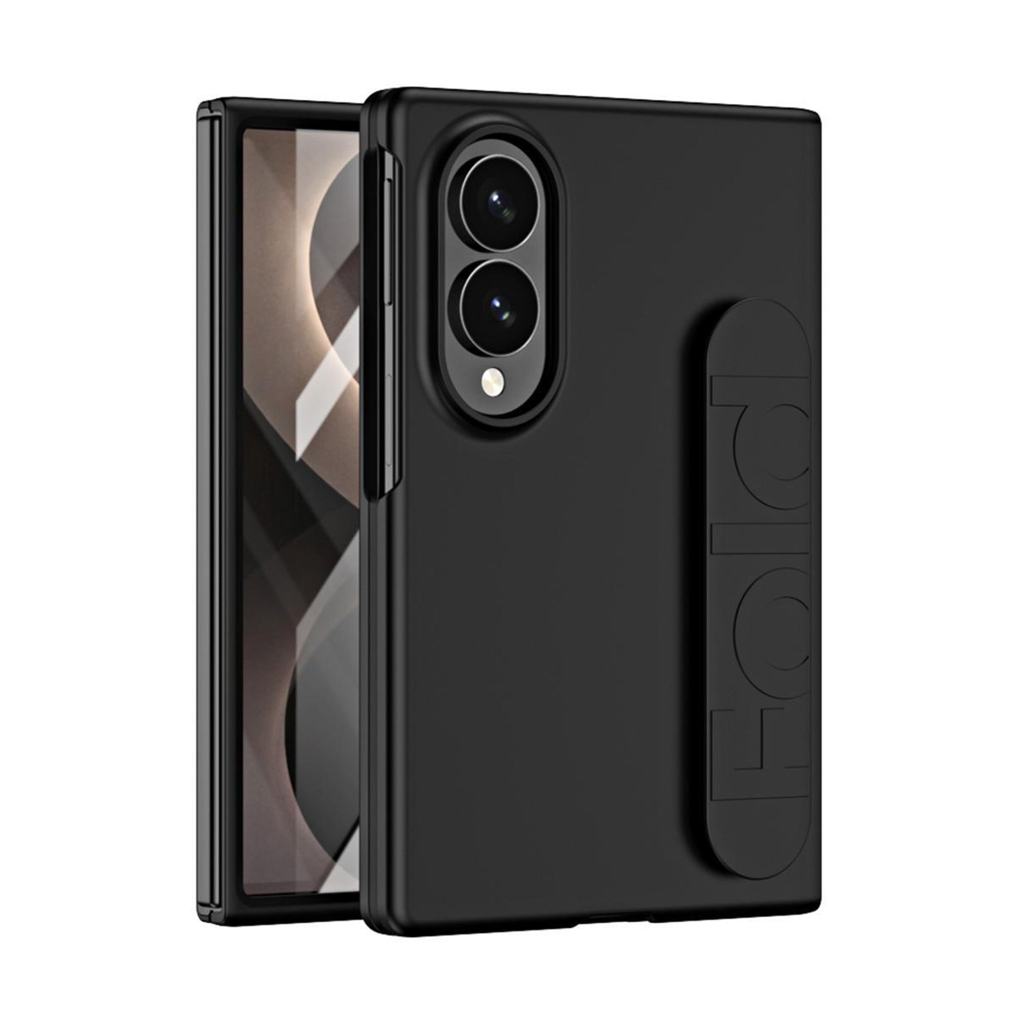 Galaxy Z Fold8 5G Shockproof Phone Case With Elastic Wrist Grip And SoftTouch Protection 0