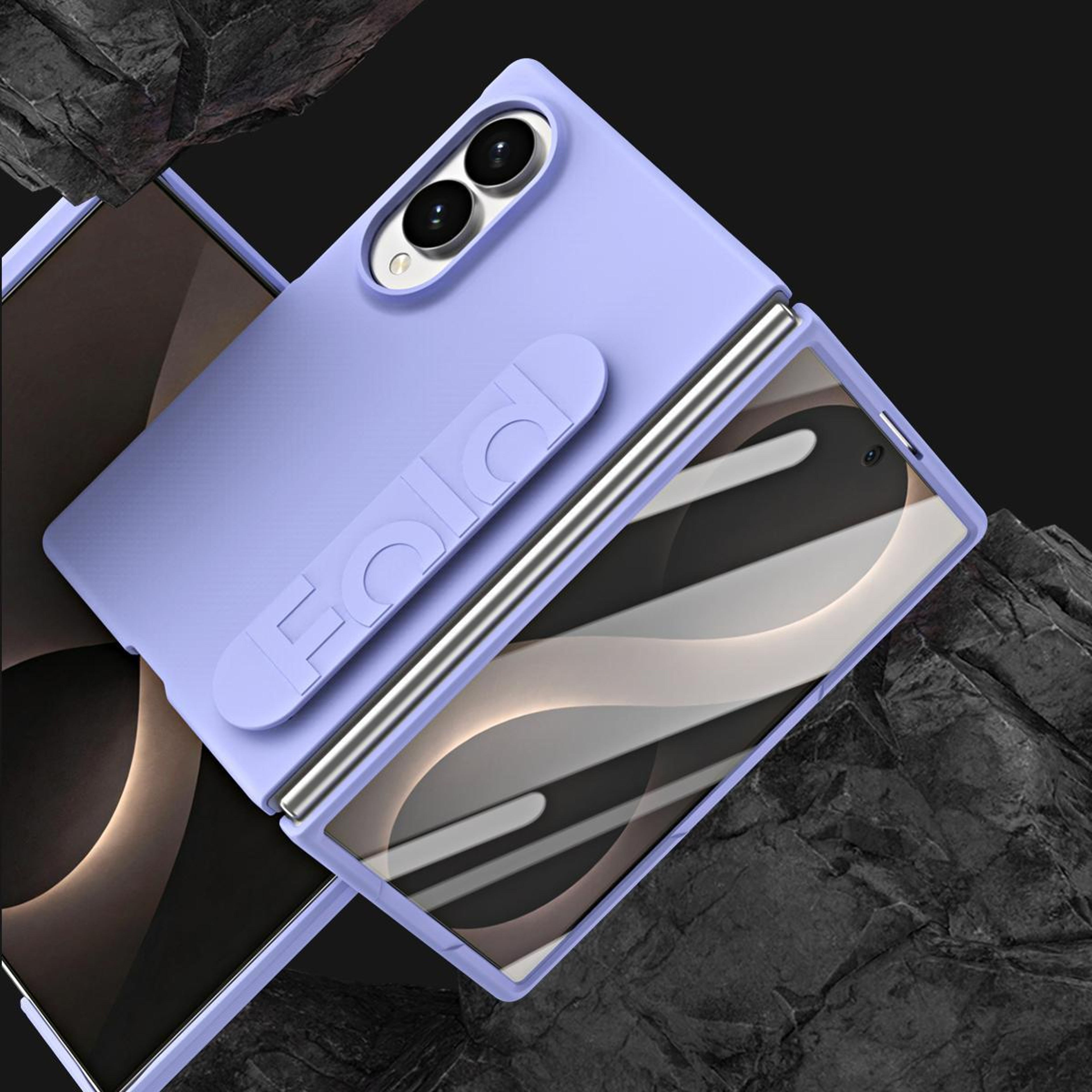 Galaxy Z Fold8 5G Shockproof Phone Case With Elastic Wrist Grip And SoftTouch Protection 4