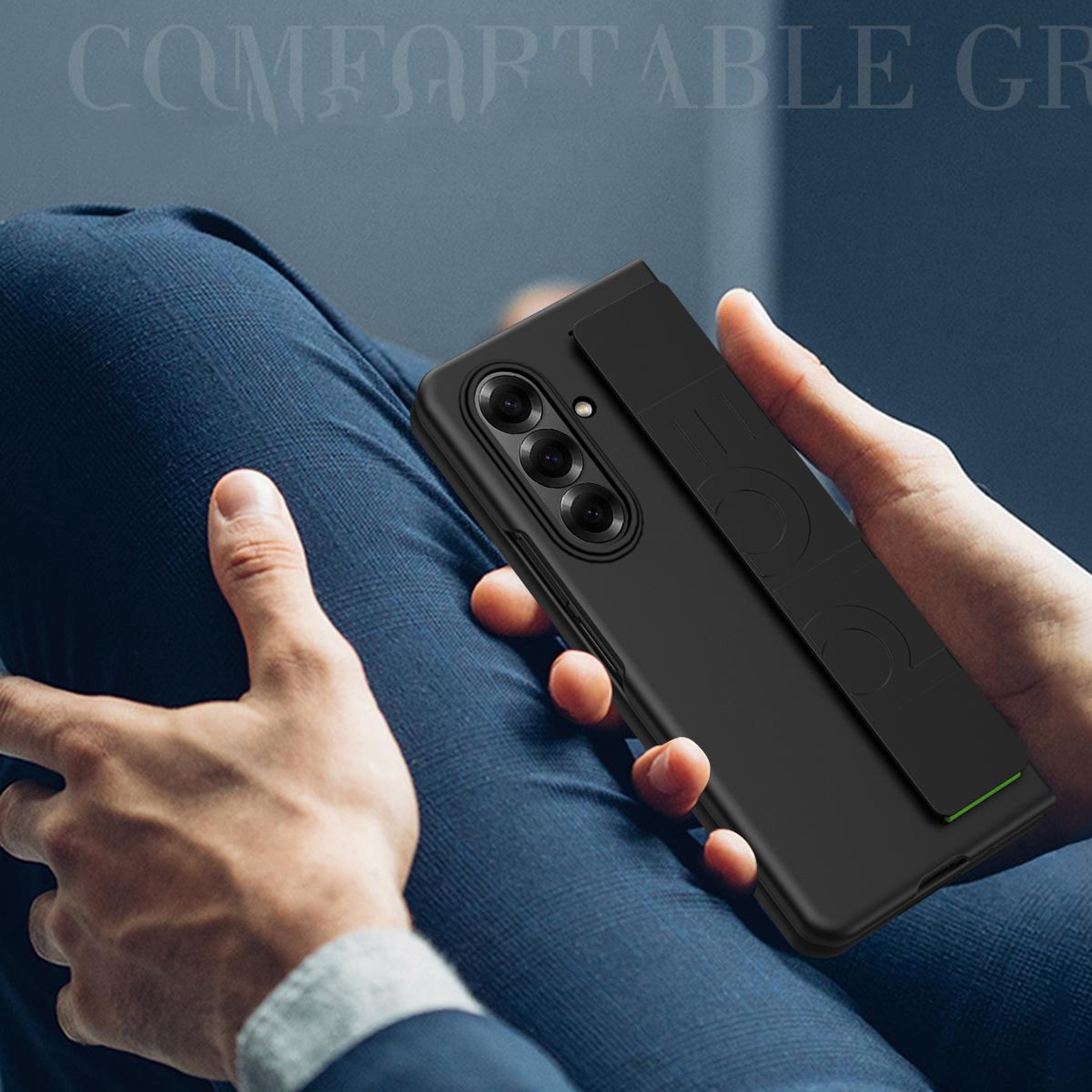 Galaxy Z Fold8 Ultra 5G Shockproof Phone Case With Elastic Wrist Grip 5