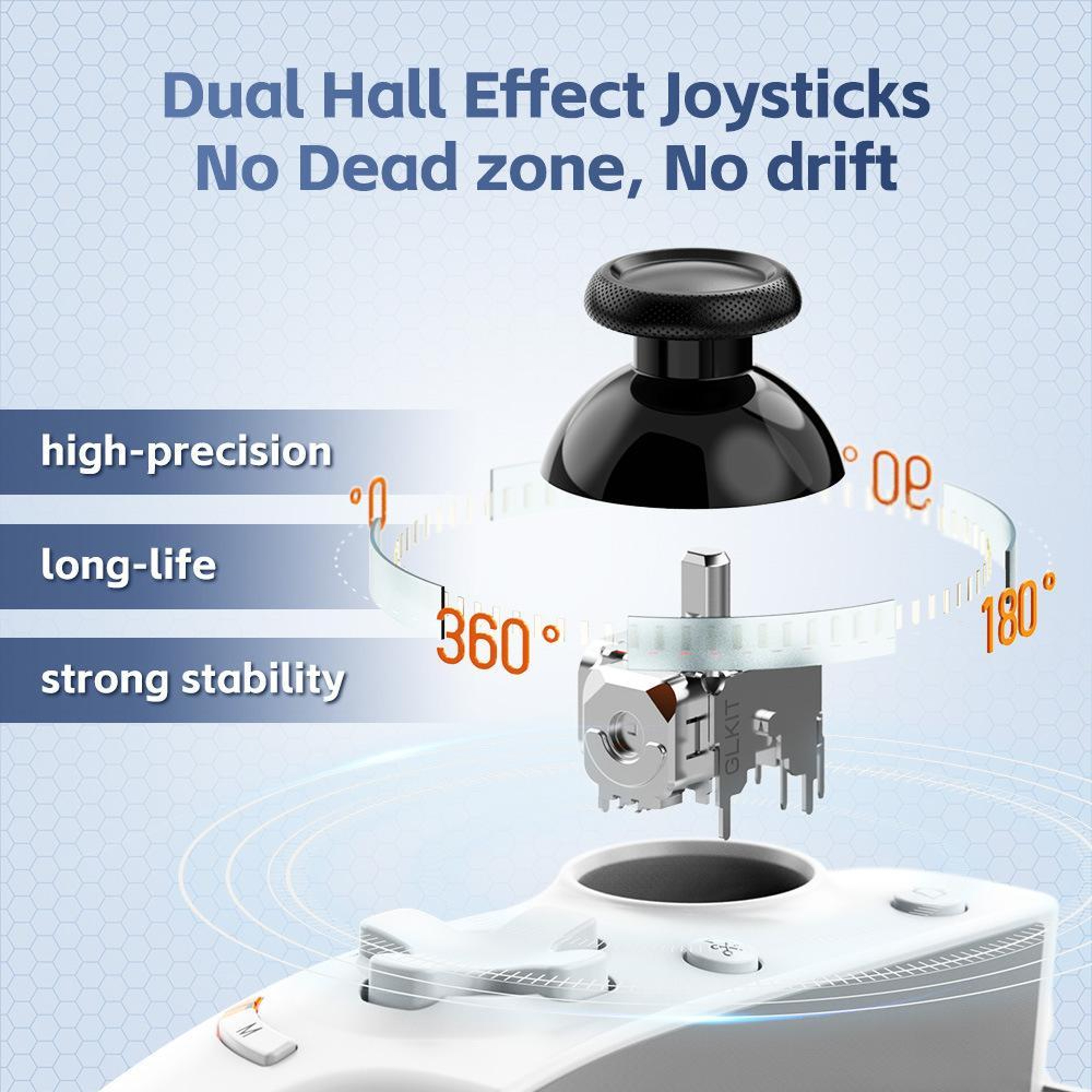 AB01 Max Mobile Gaming Controller with Hall Effect Joysticks and Type-C Bluetooth – view 5