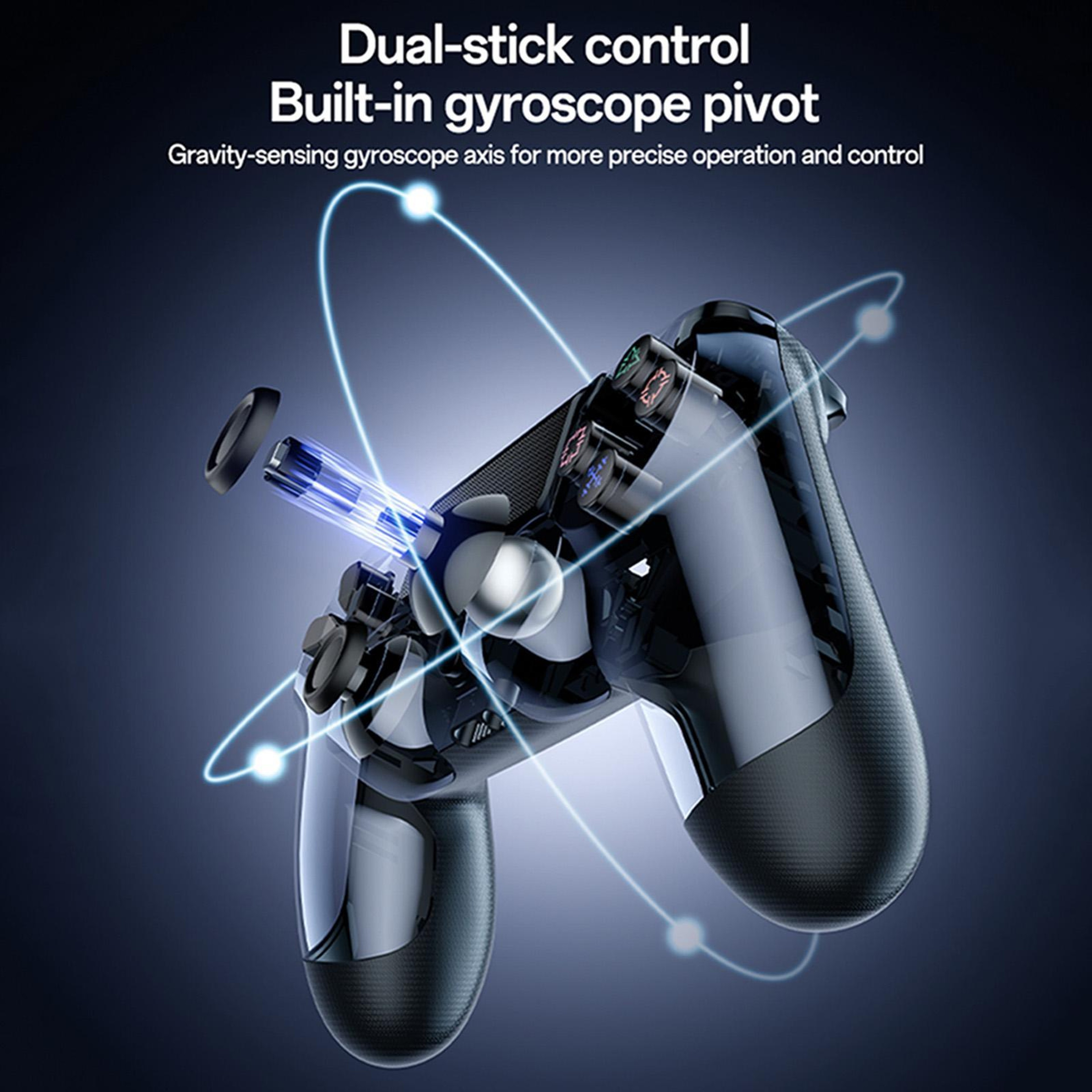 Yesido KB47 PS4 Wireless Controller with Bluetooth 5.0, Dual Vibration and Gyroscope – view 6