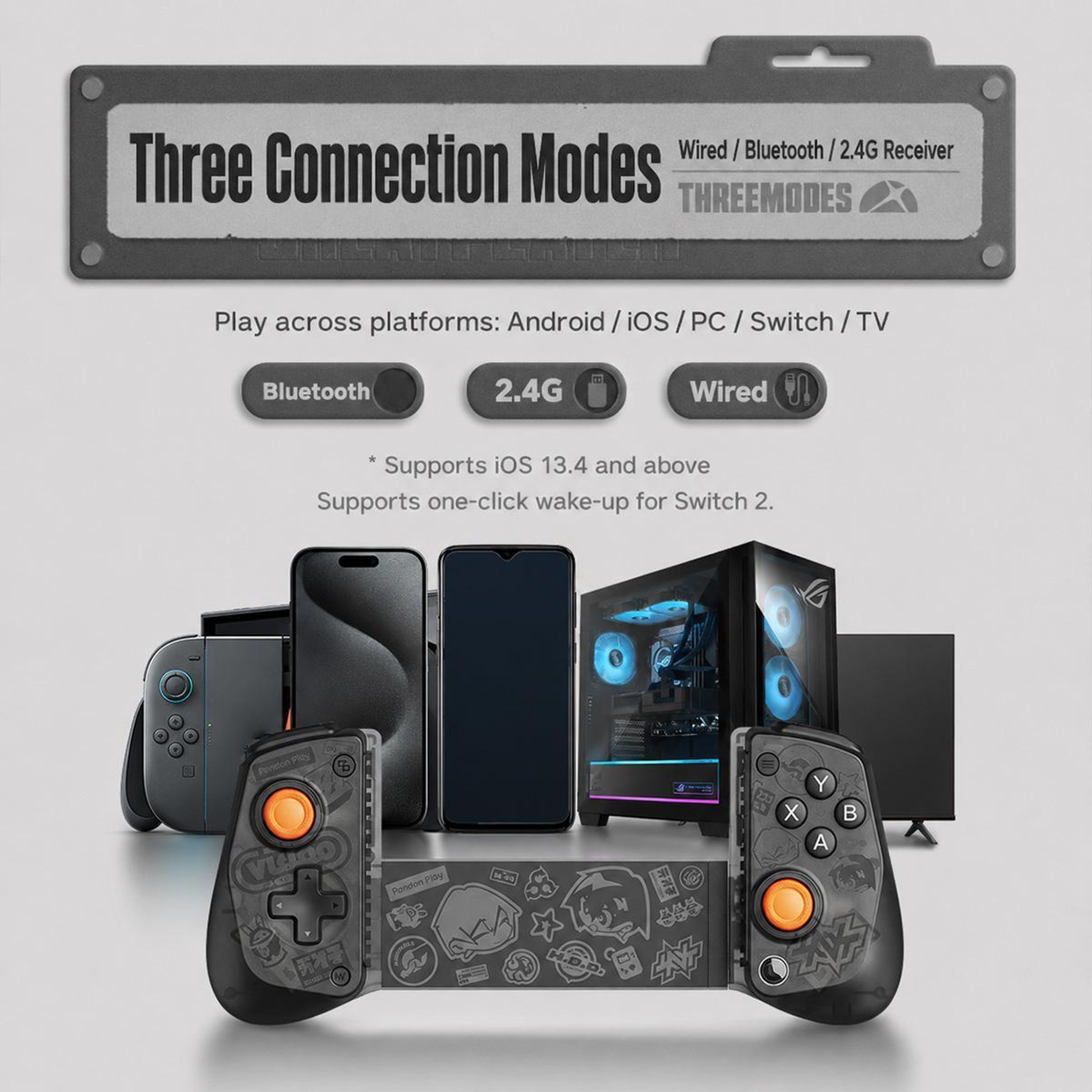 GameSir X5s Wireless Mobile Gaming Controller With Hall Effect Controls 1