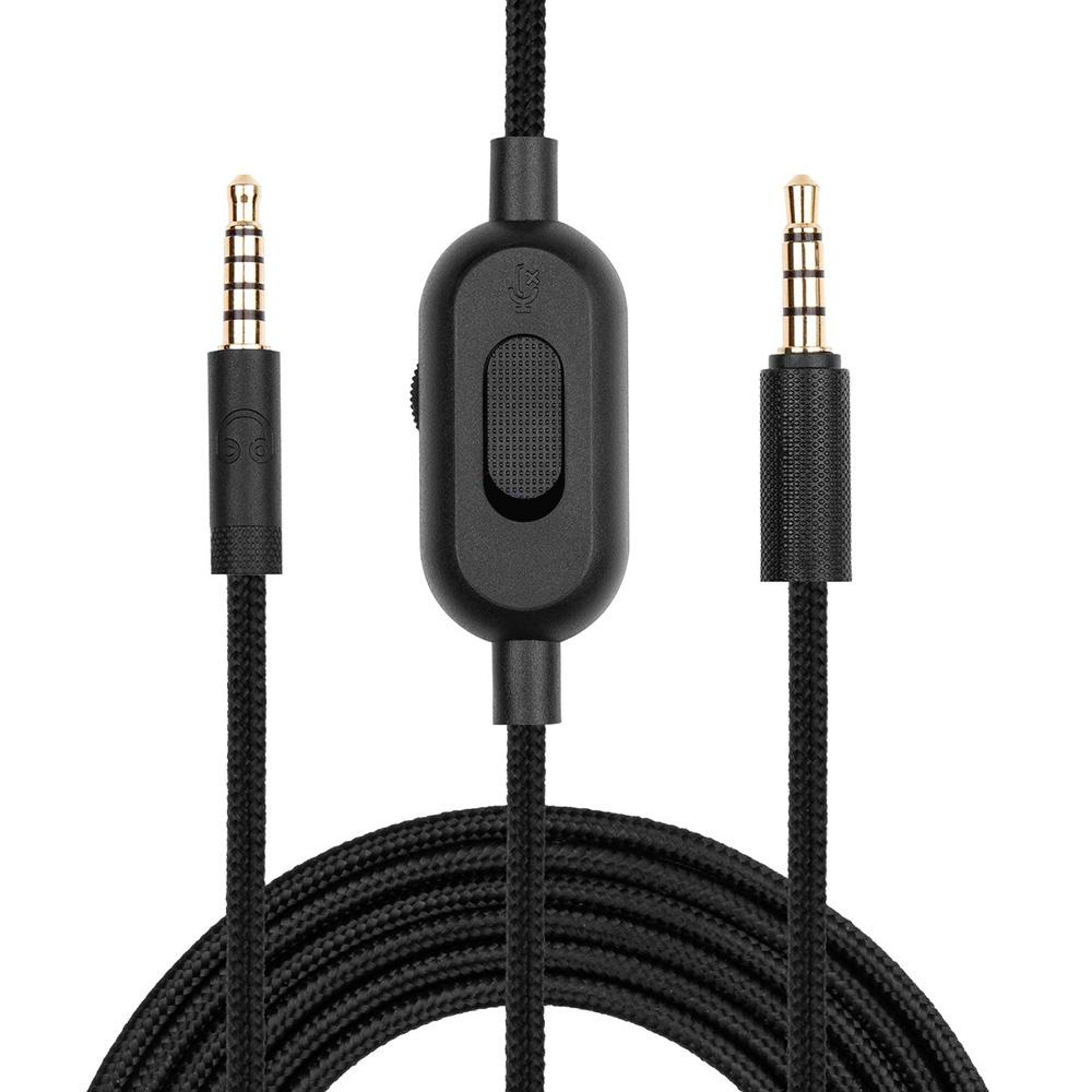 Logitech G Pro X Replacement Cable 2m 3.5mm Gaming Headset Cable with Volume and Mute Control – view 1
