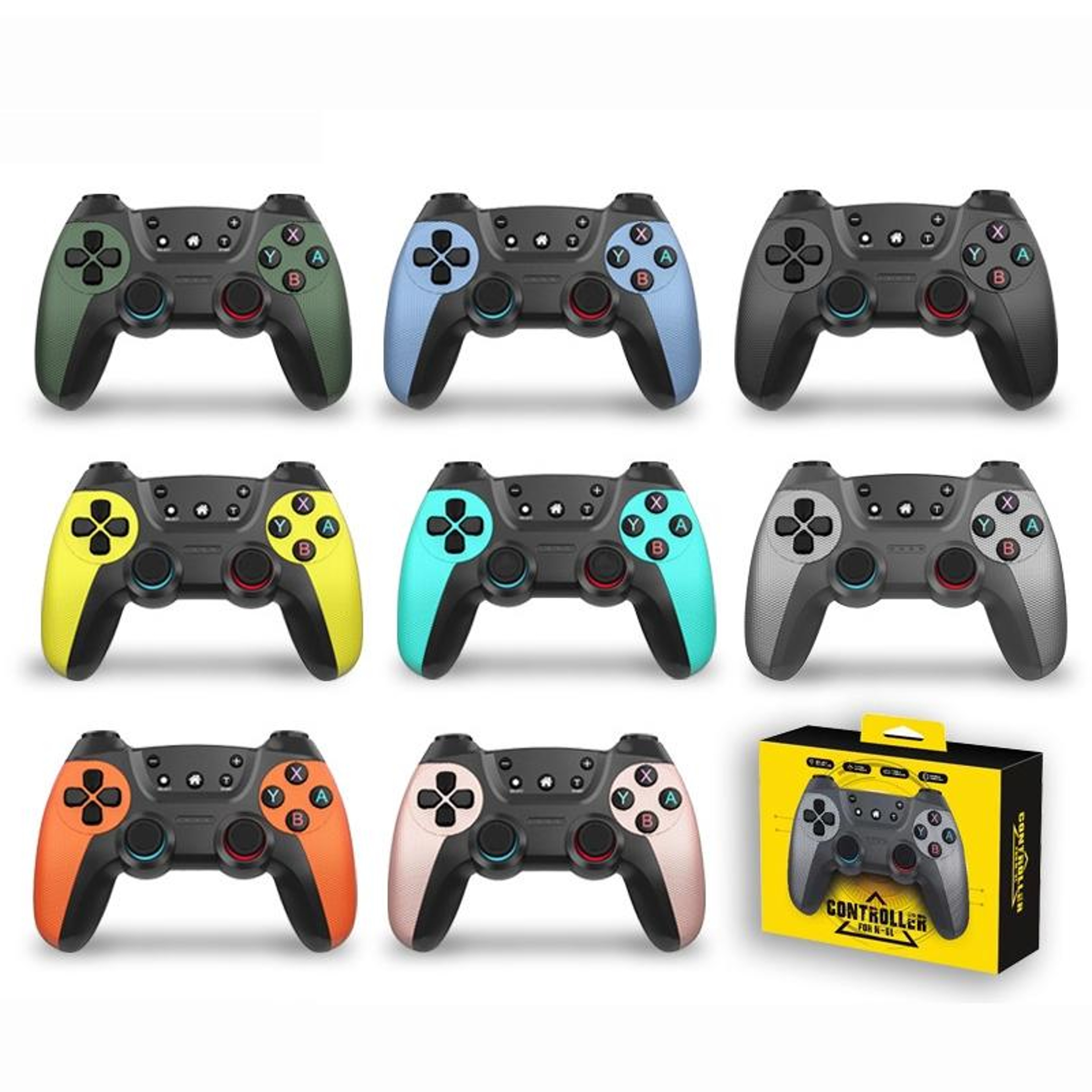 Multi-Platform Wireless Bluetooth Game Controller for Switch, PC, Android & iOS with Vibration – view 2
