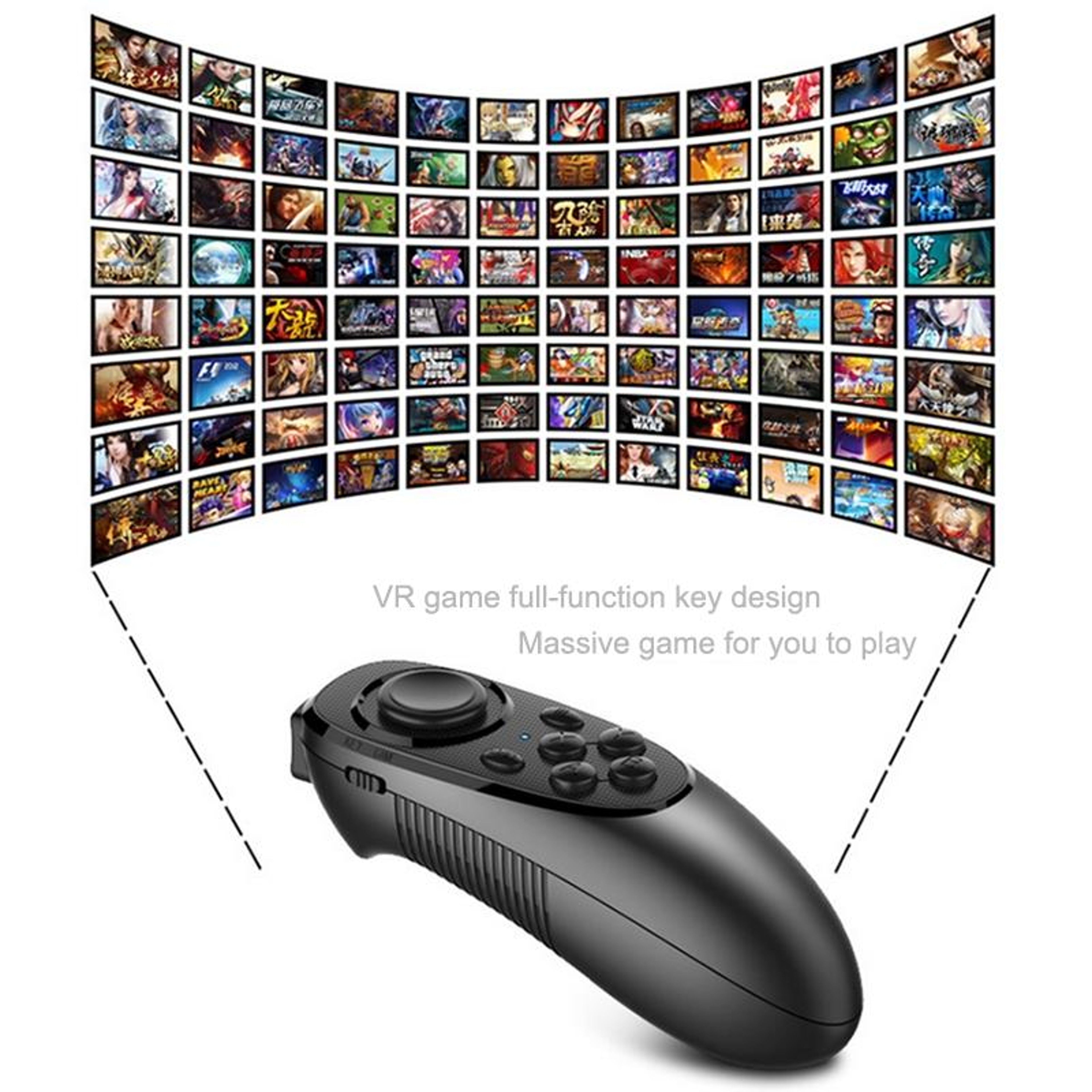 MOCUTE 052 Bluetooth Gamepad and VR Remote Controller for Android, iOS, PC and TV Box – view 4