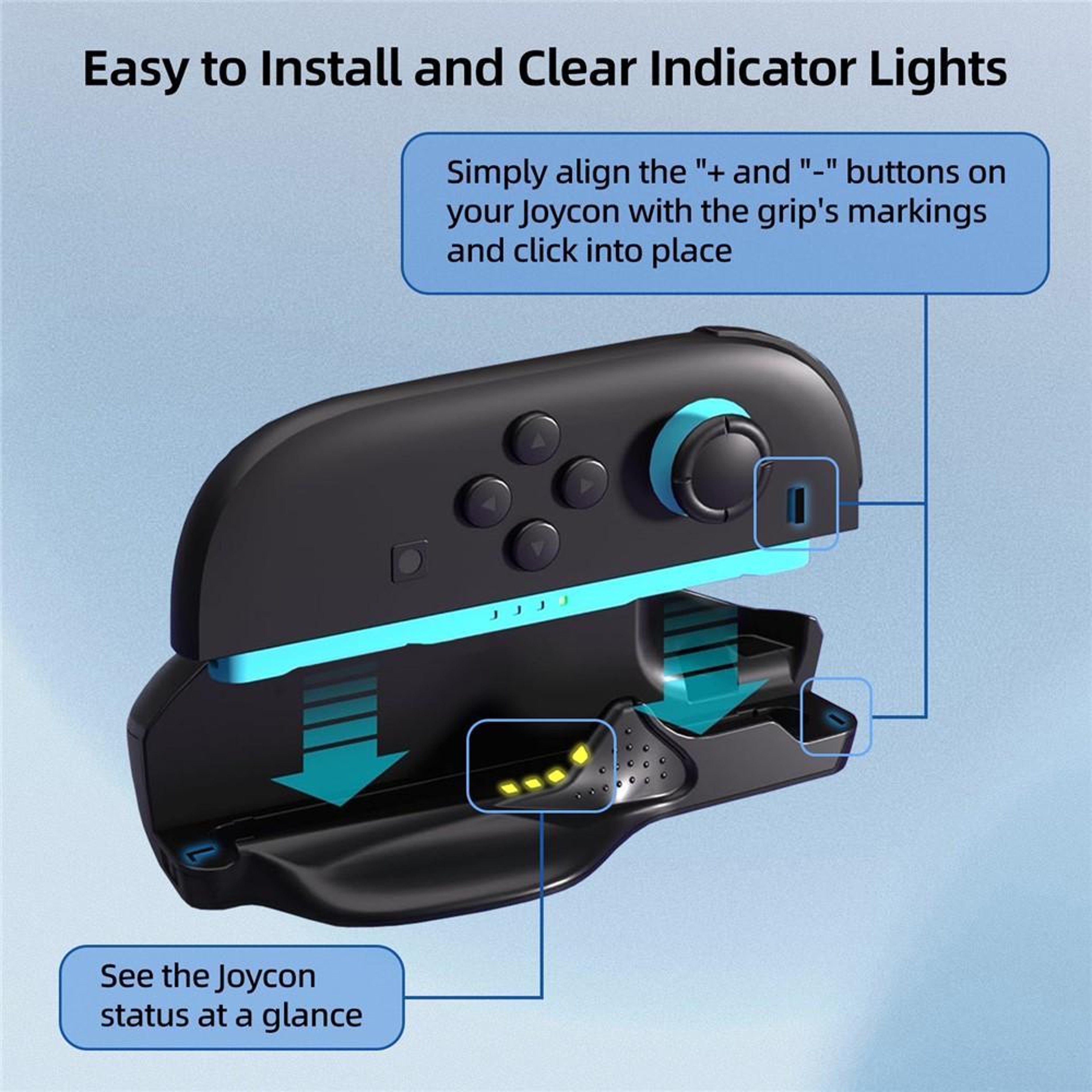 Nintendo Switch 2 Joy-Con Mouse Adapter 2-Pack Ergonomic Mouse Grip – view 5
