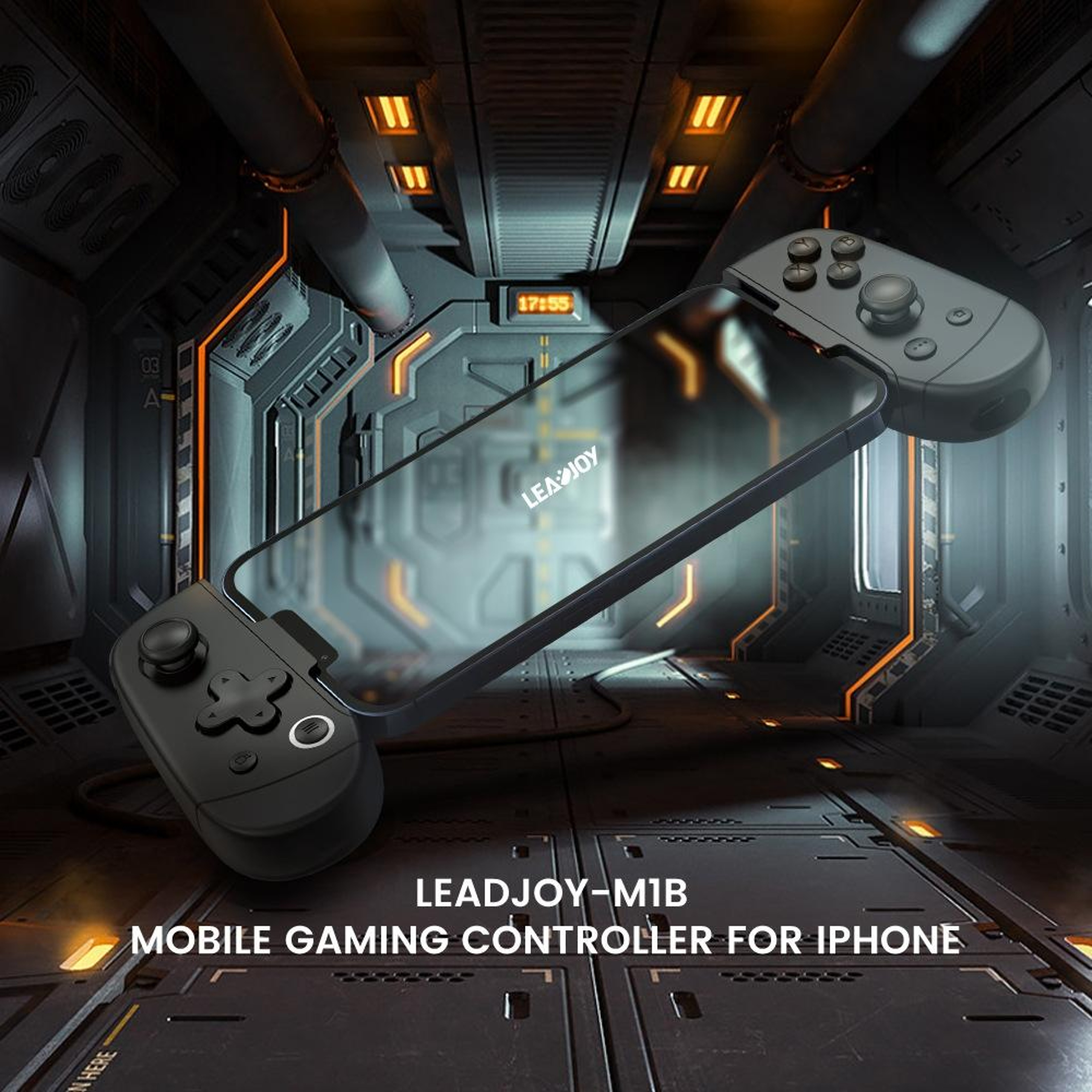 GameSir LeadJoy M1B IPhone Gaming Controller With Lightning Hall Effect Triggers And PassThrough Ch 2
