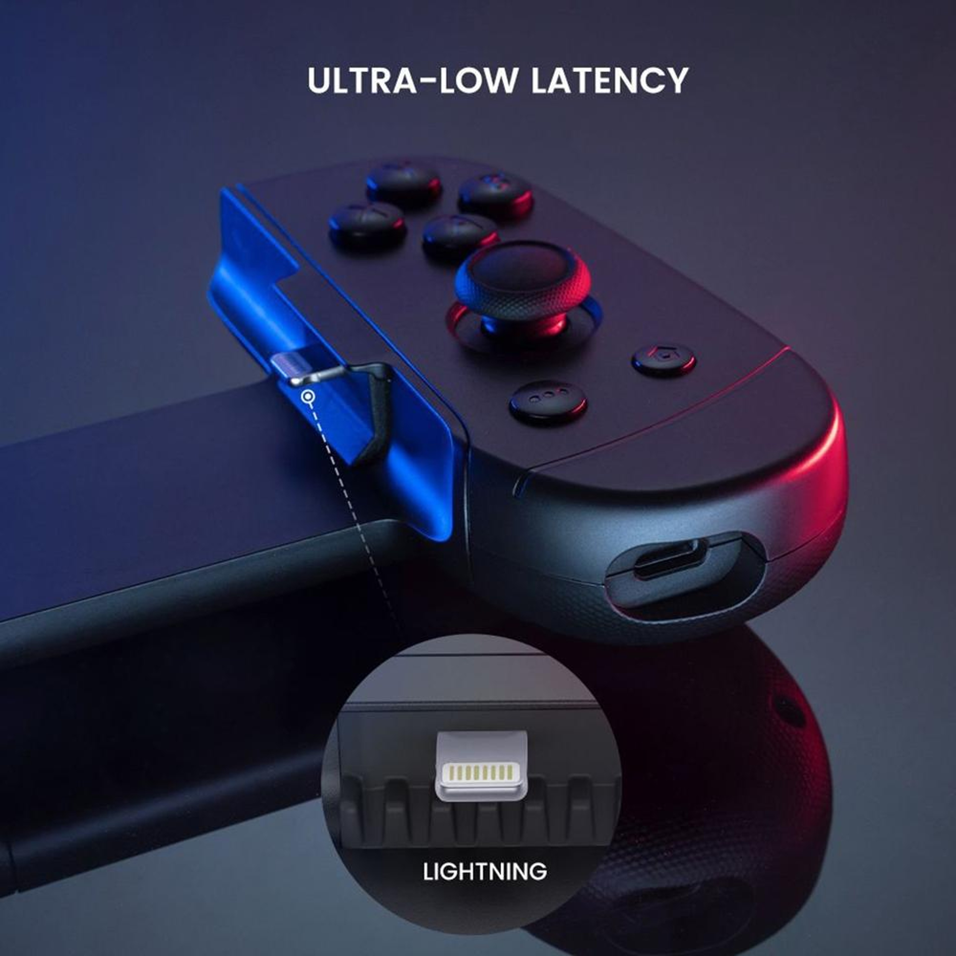 GameSir LeadJoy M1B IPhone Gaming Controller With Lightning Hall Effect Triggers And PassThrough Ch 5